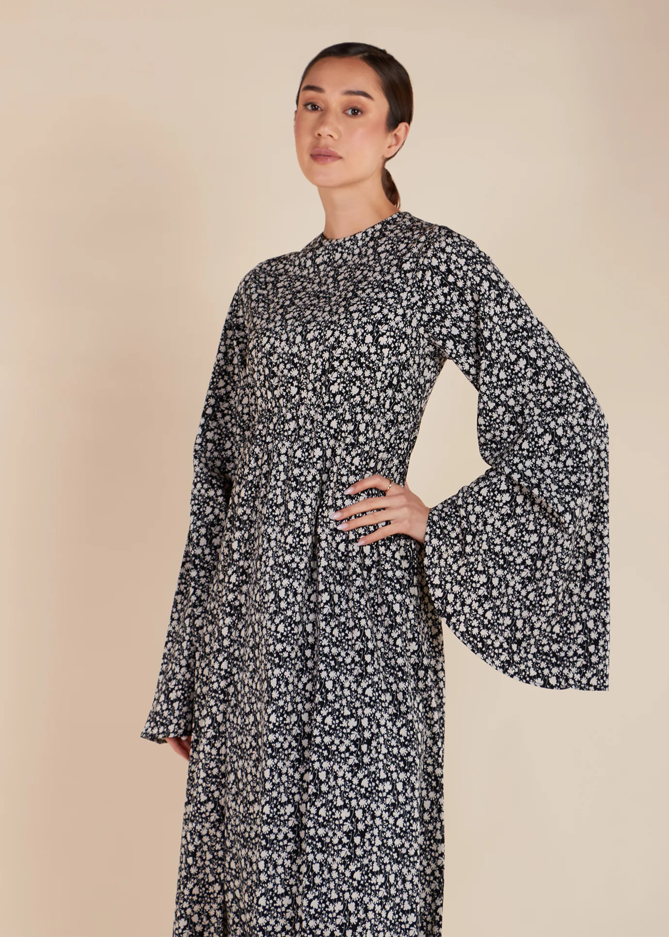 Ink Splash Floral Maxi - Final Sale - Image 5