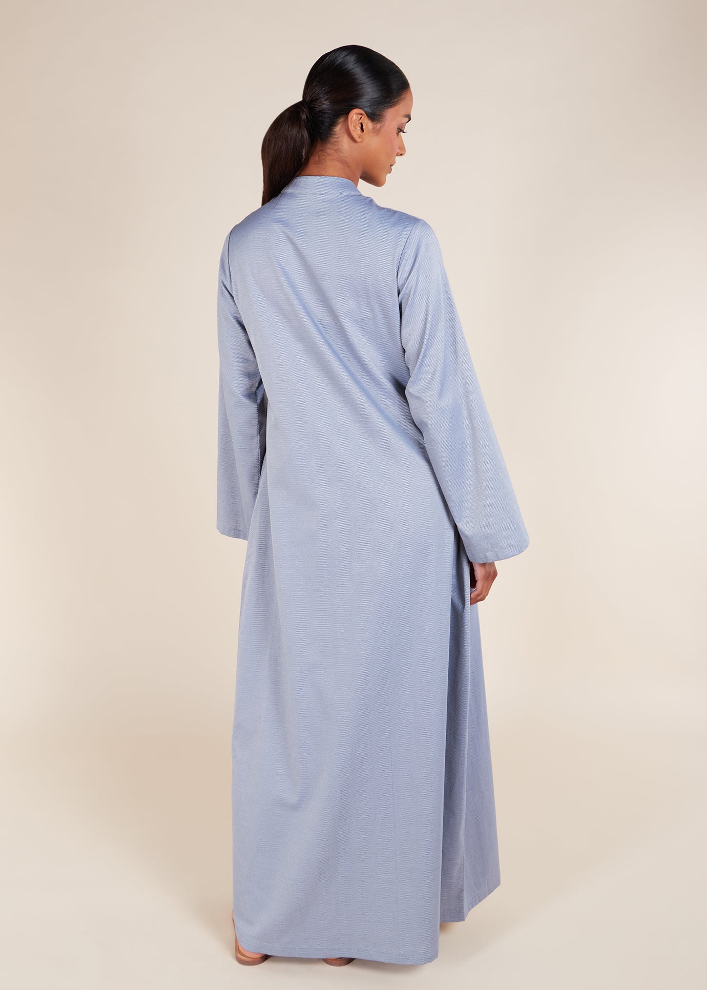 Jacquard Wrap Abaya - Final Sale - Image 2