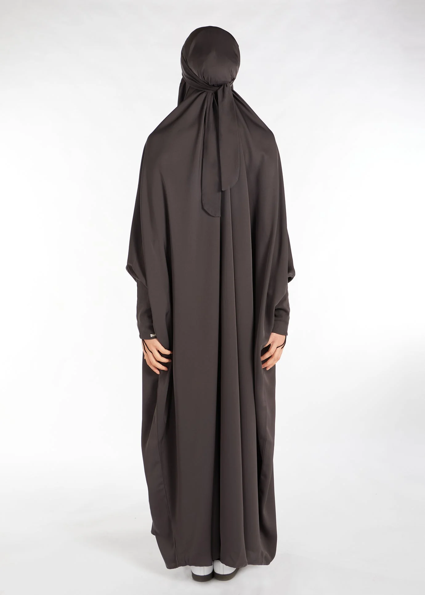 Jilbab Charcoal - Prayer Outfit - Image 4