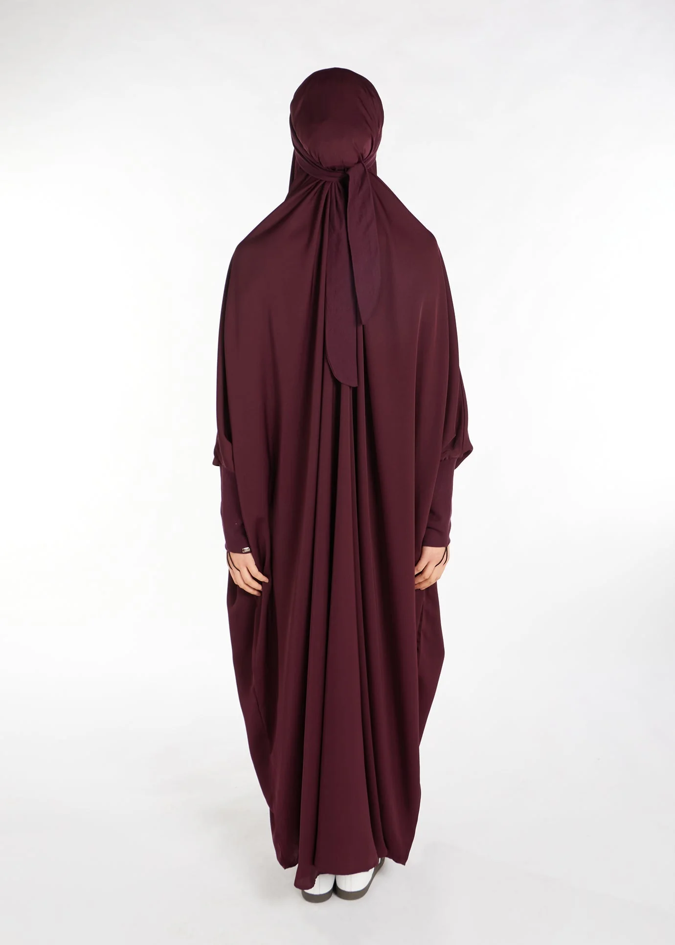 Jilbab Maroon - Prayer Outfit - Image 4