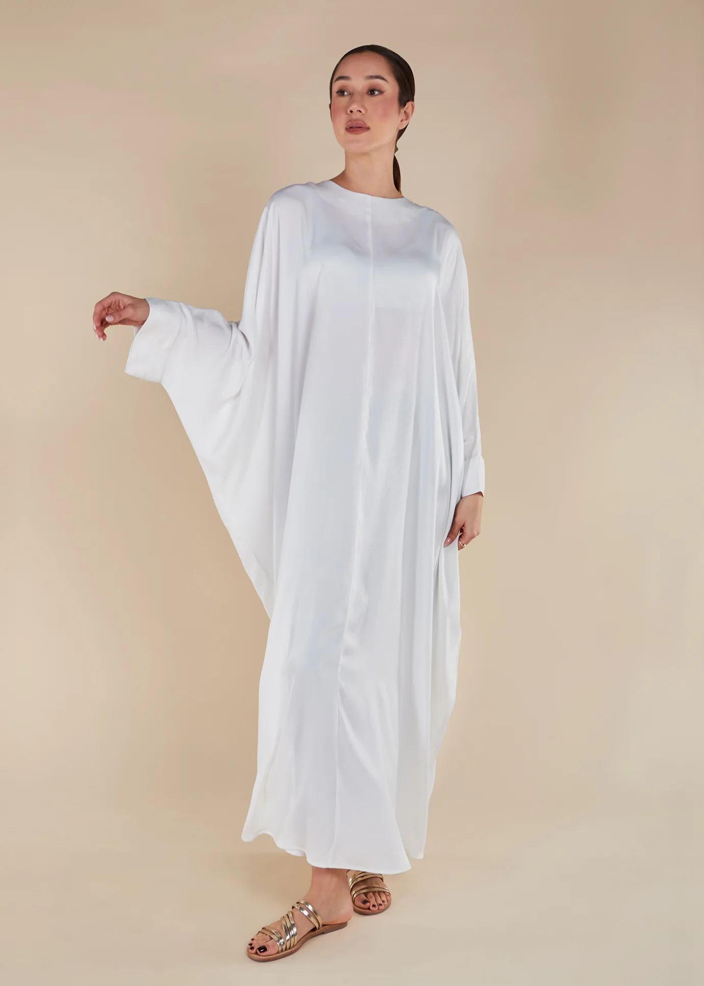 Kaftan Abaya White - Image 3