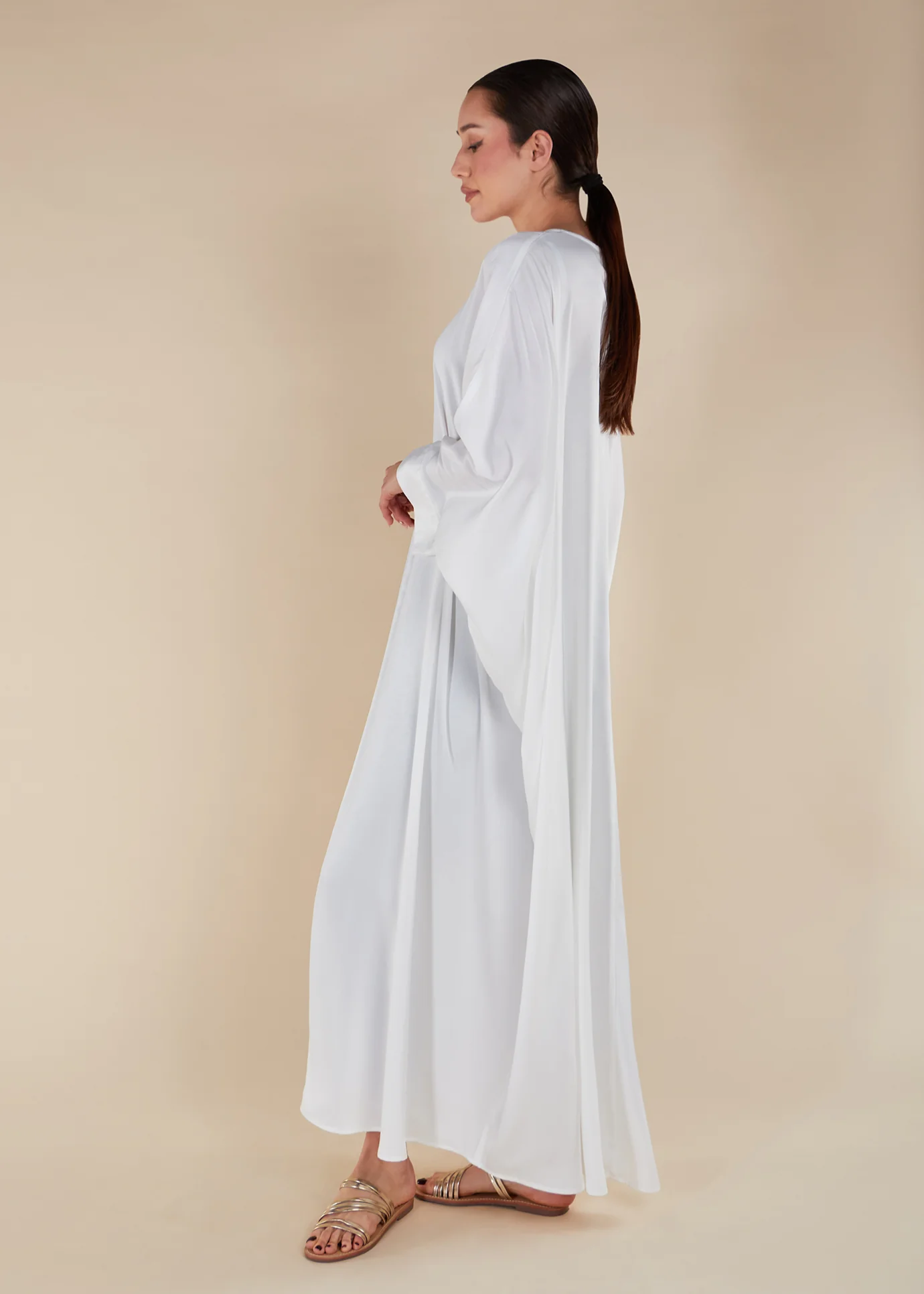 Kaftan Abaya White - Image 4