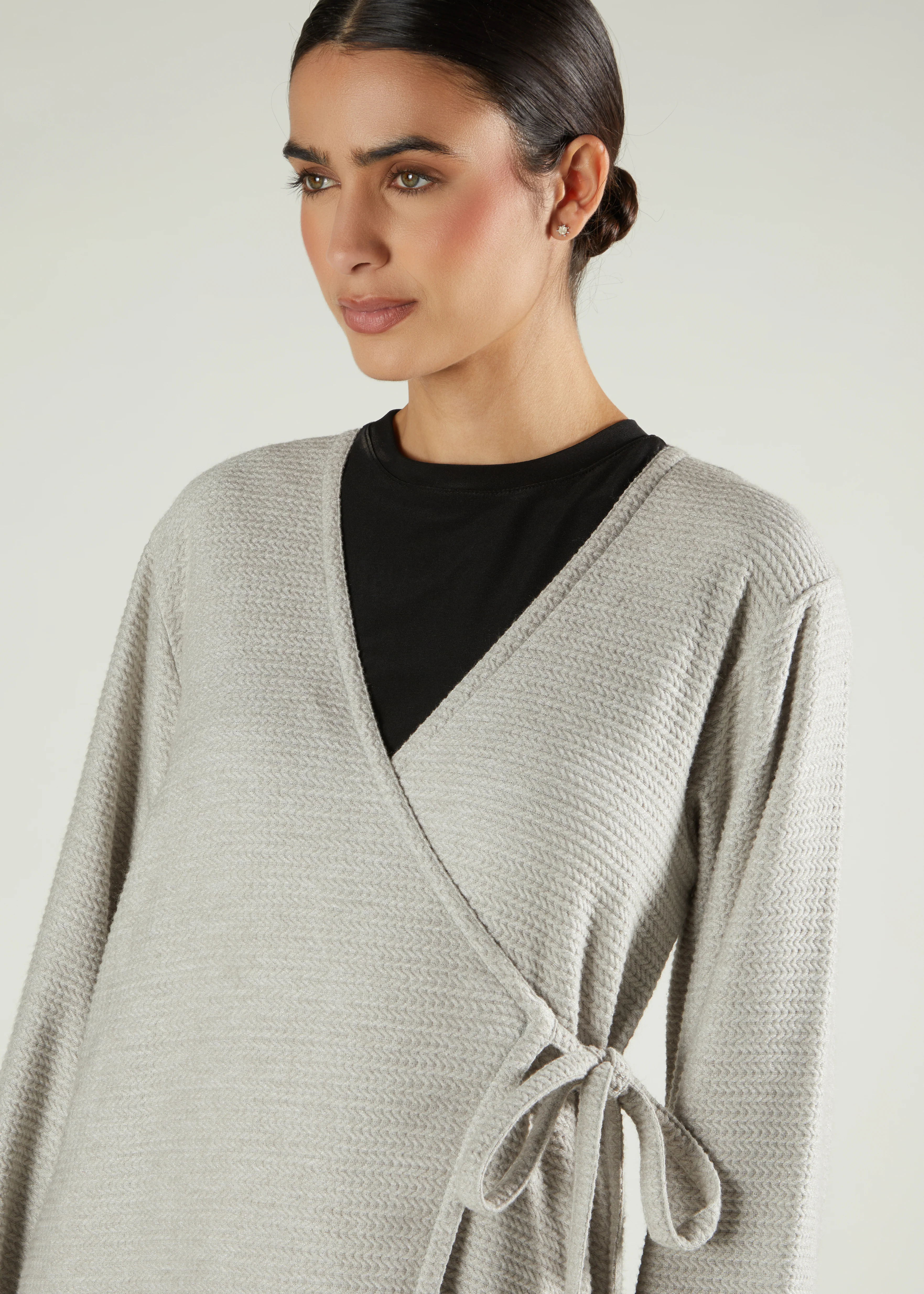 Knitted Wrap Maxi - Image 3