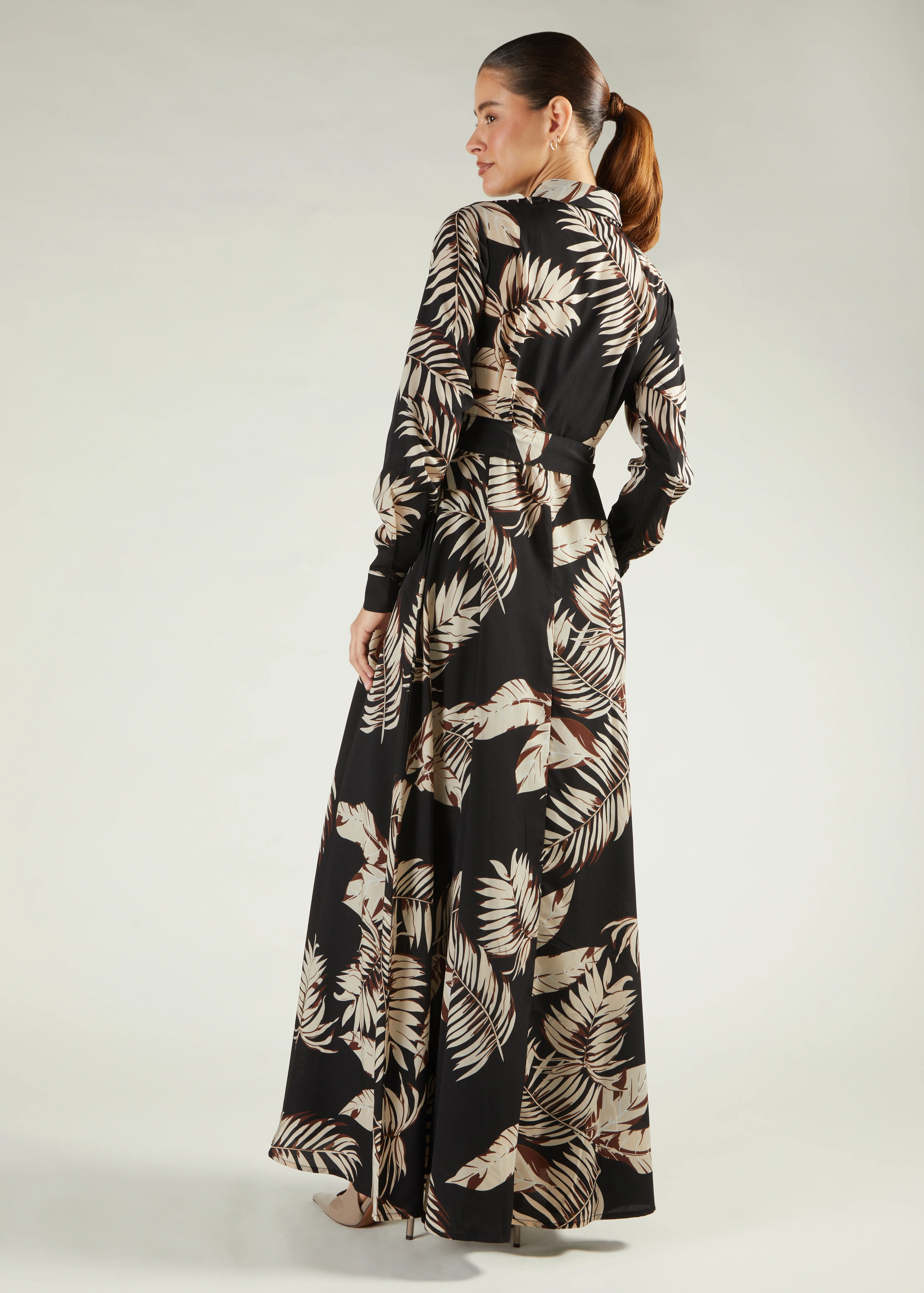 Leaf Print Maxi - Image 3