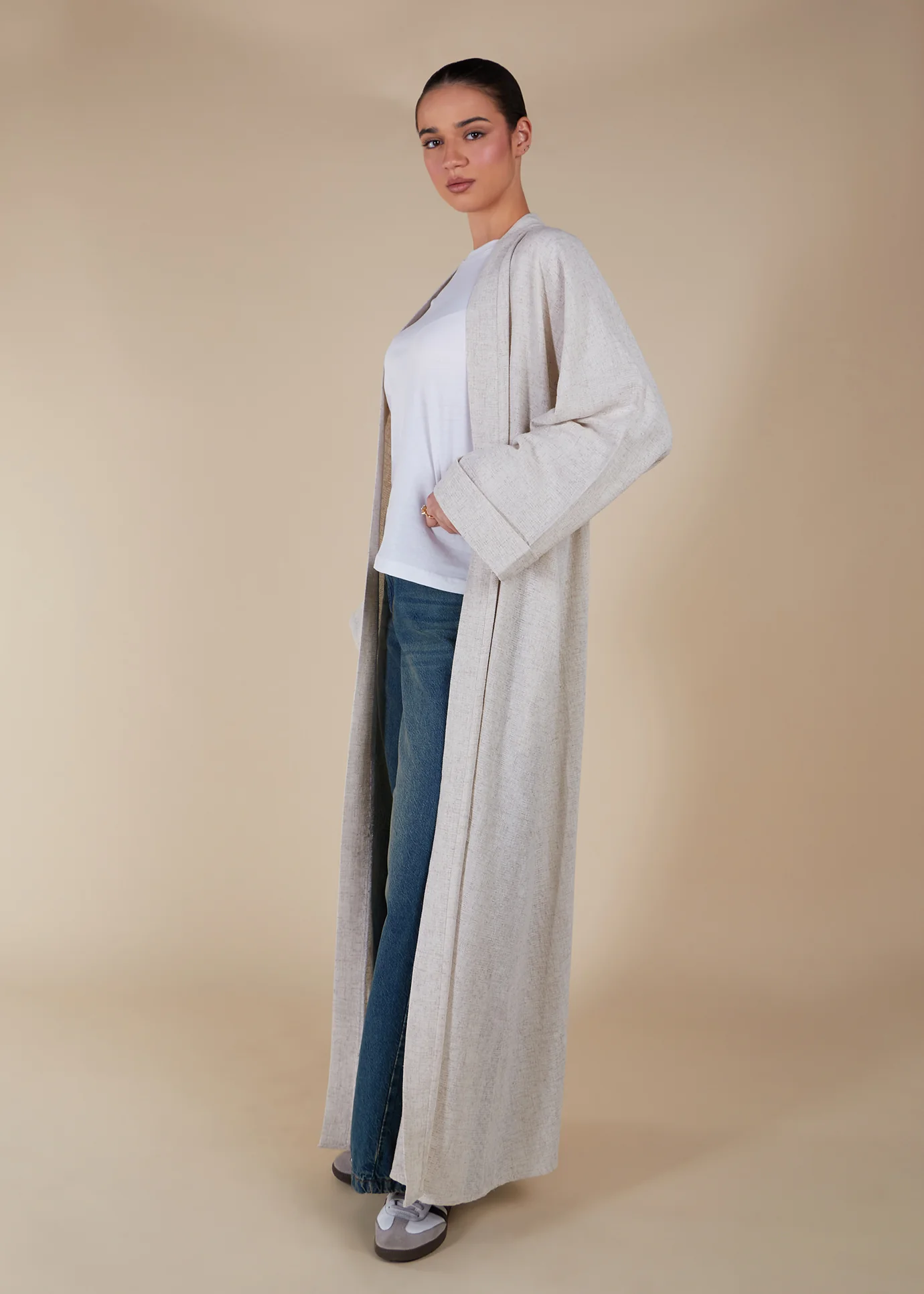 Linen Open Jacket - Final Sale - Image 3