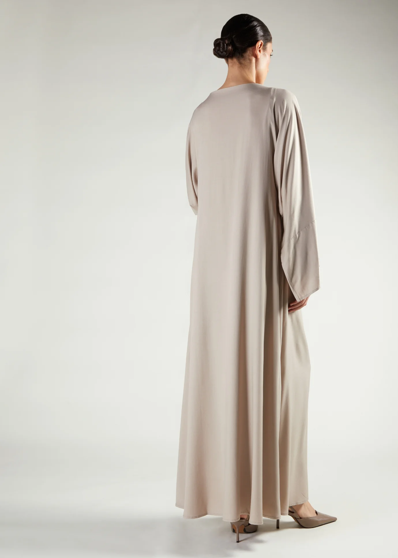 Loose Fit Abaya Cashmere - Image 3