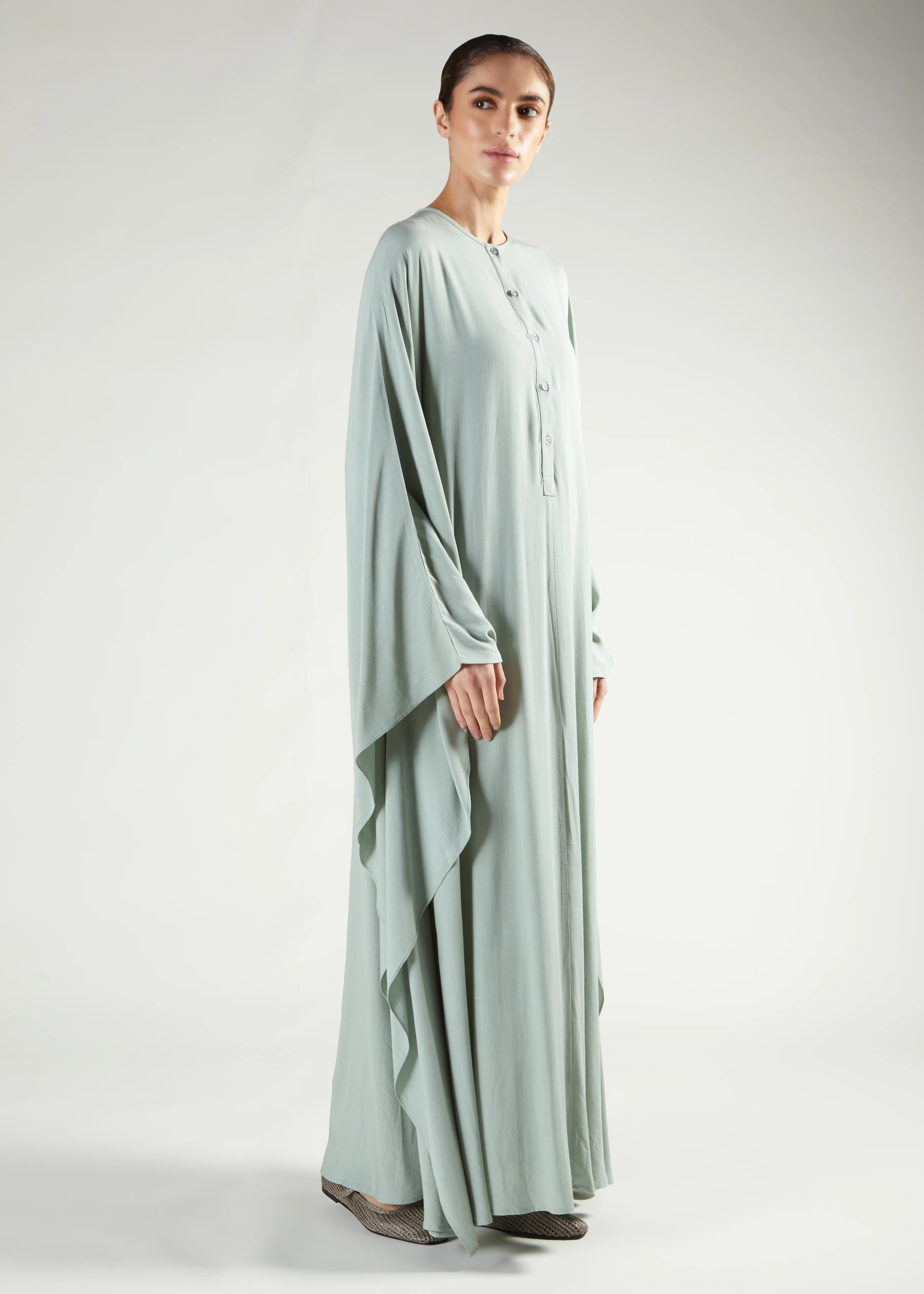 Loose Fit Abaya Matcha
