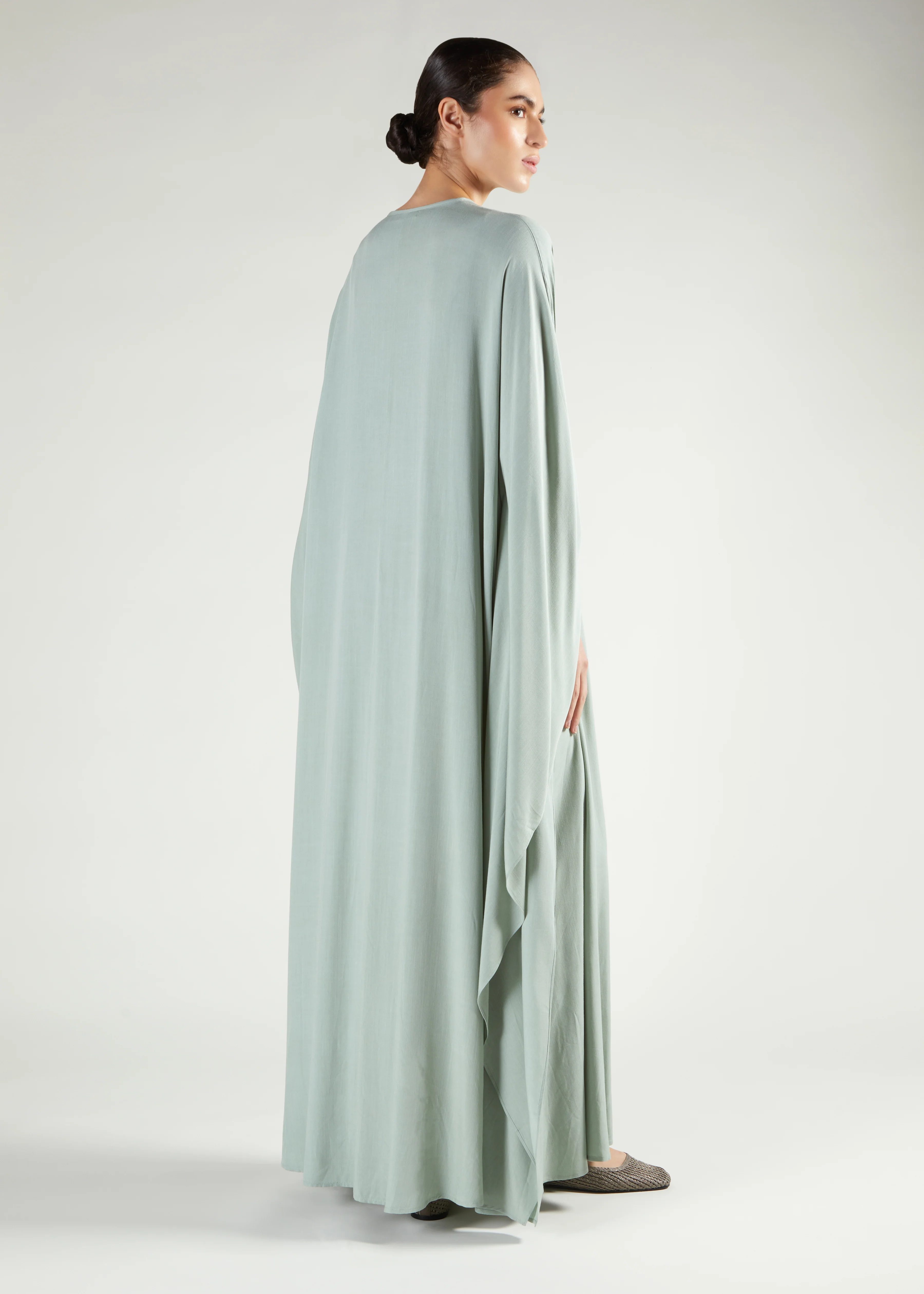Loose Fit Abaya Matcha - Image 2