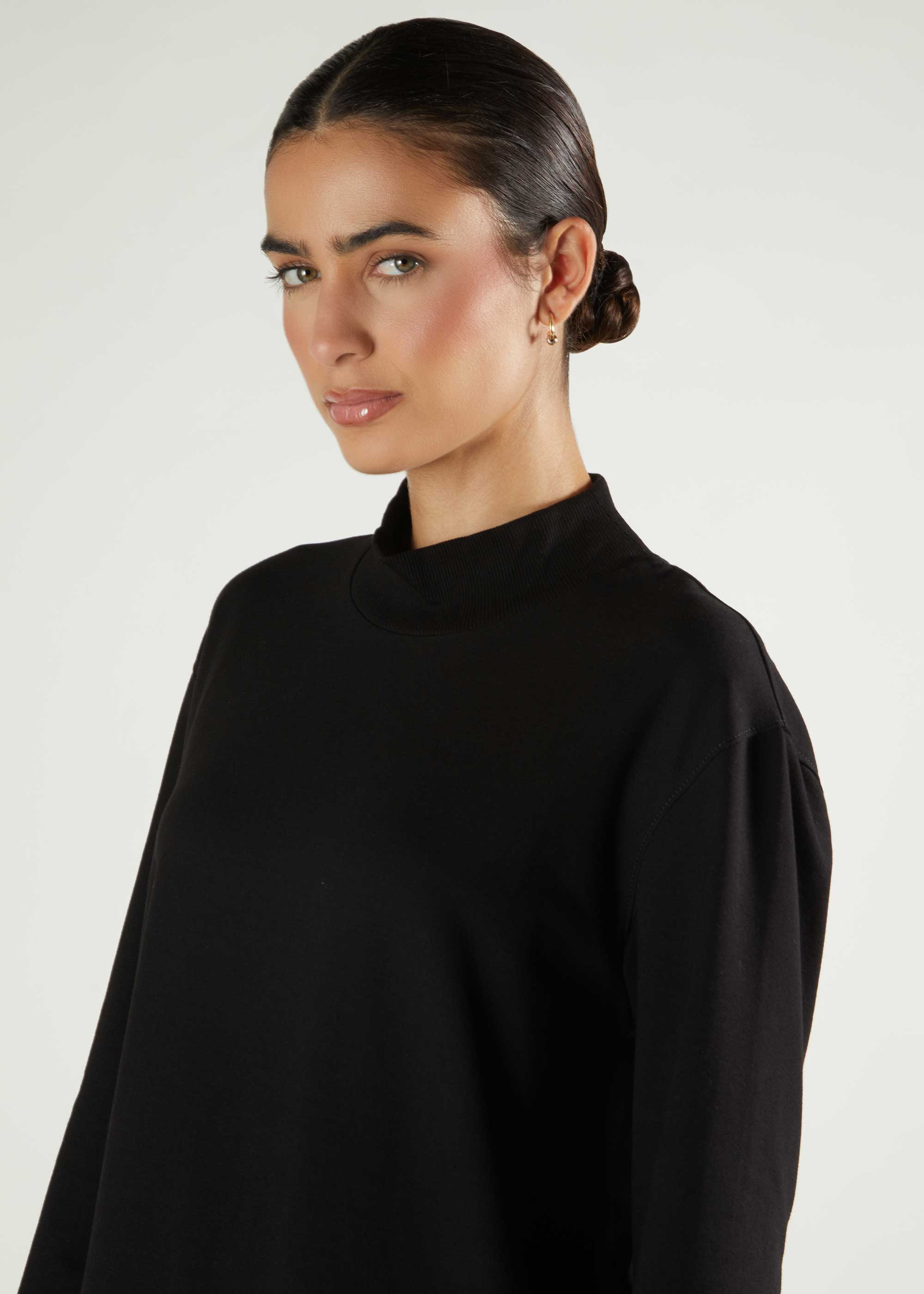 Mid Length Cozy Midi Black - Final Sale - Image 3