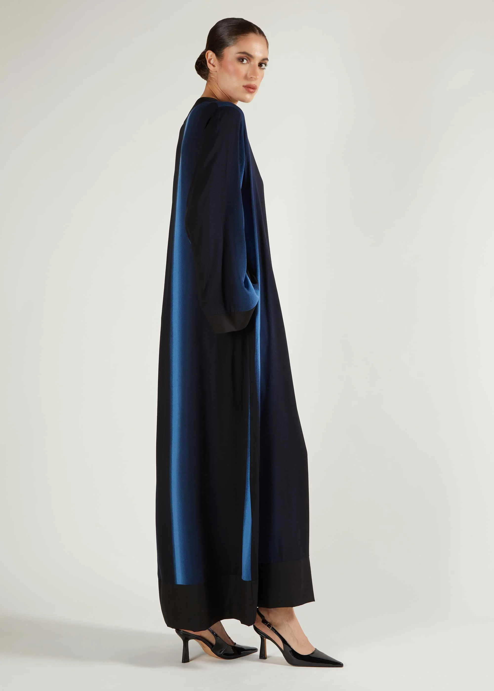 Midnight Tye Dye Abaya - Image 3