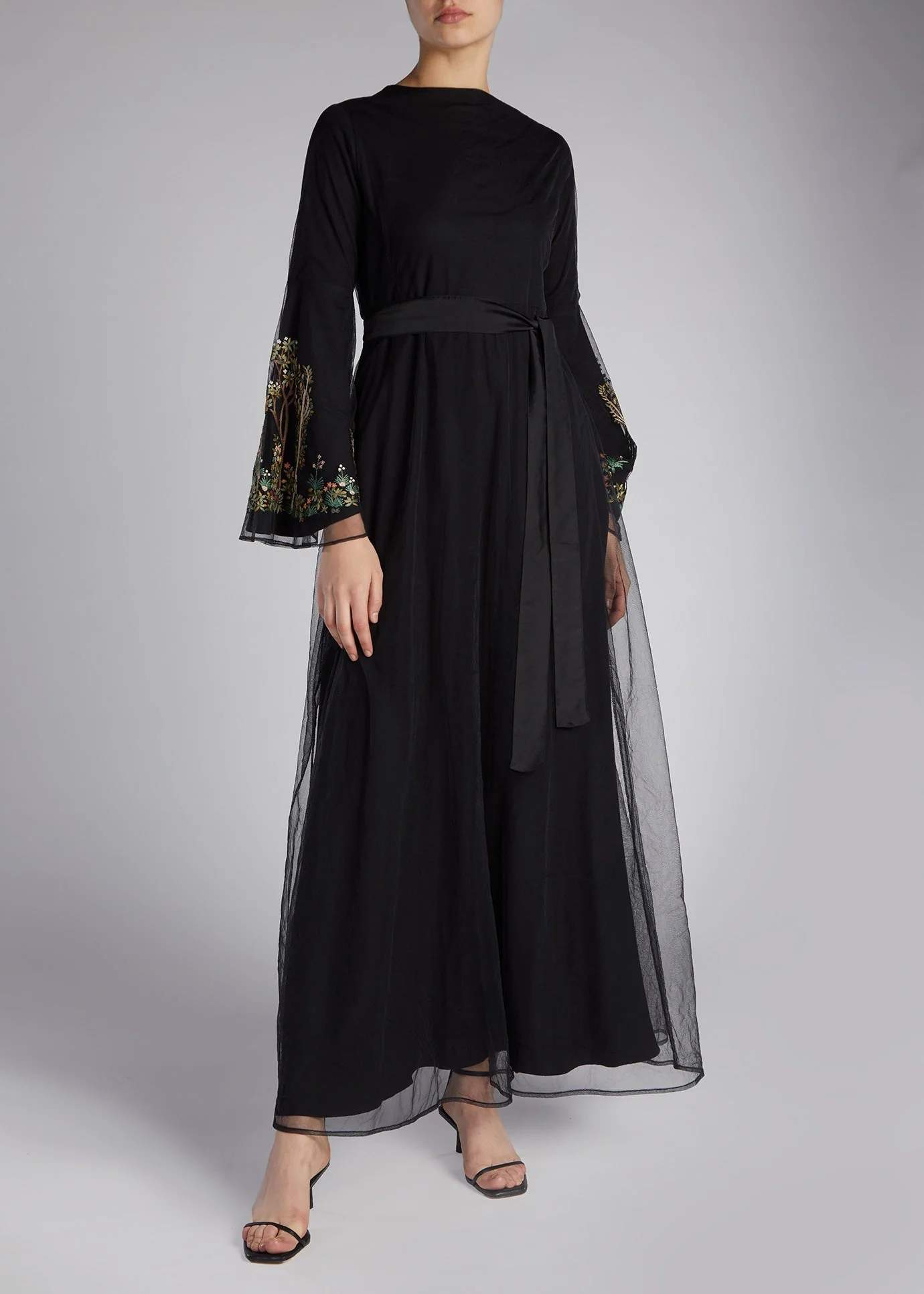 Miniature Garden Maxi Dress Black - Image 5