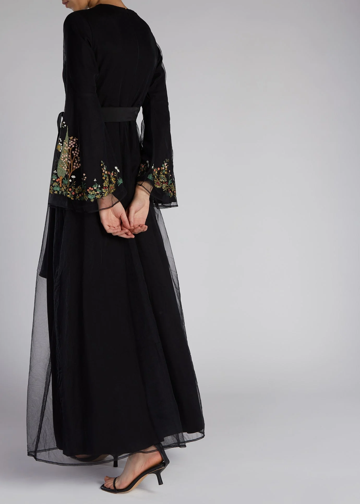 Miniature Garden Maxi Dress Black - Image 6