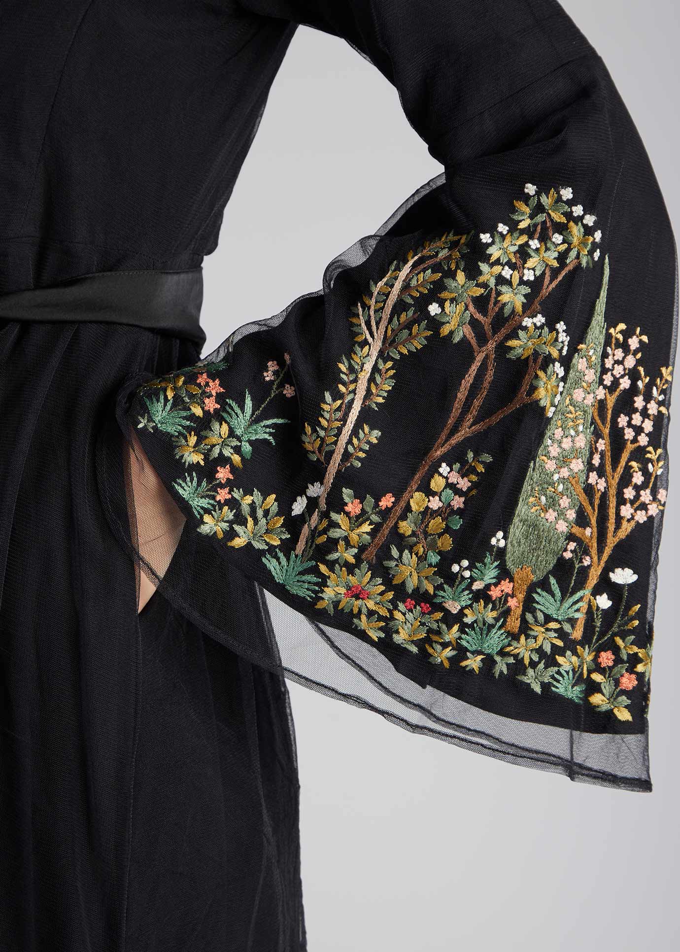 Miniature Garden Maxi Dress Black - Image 7