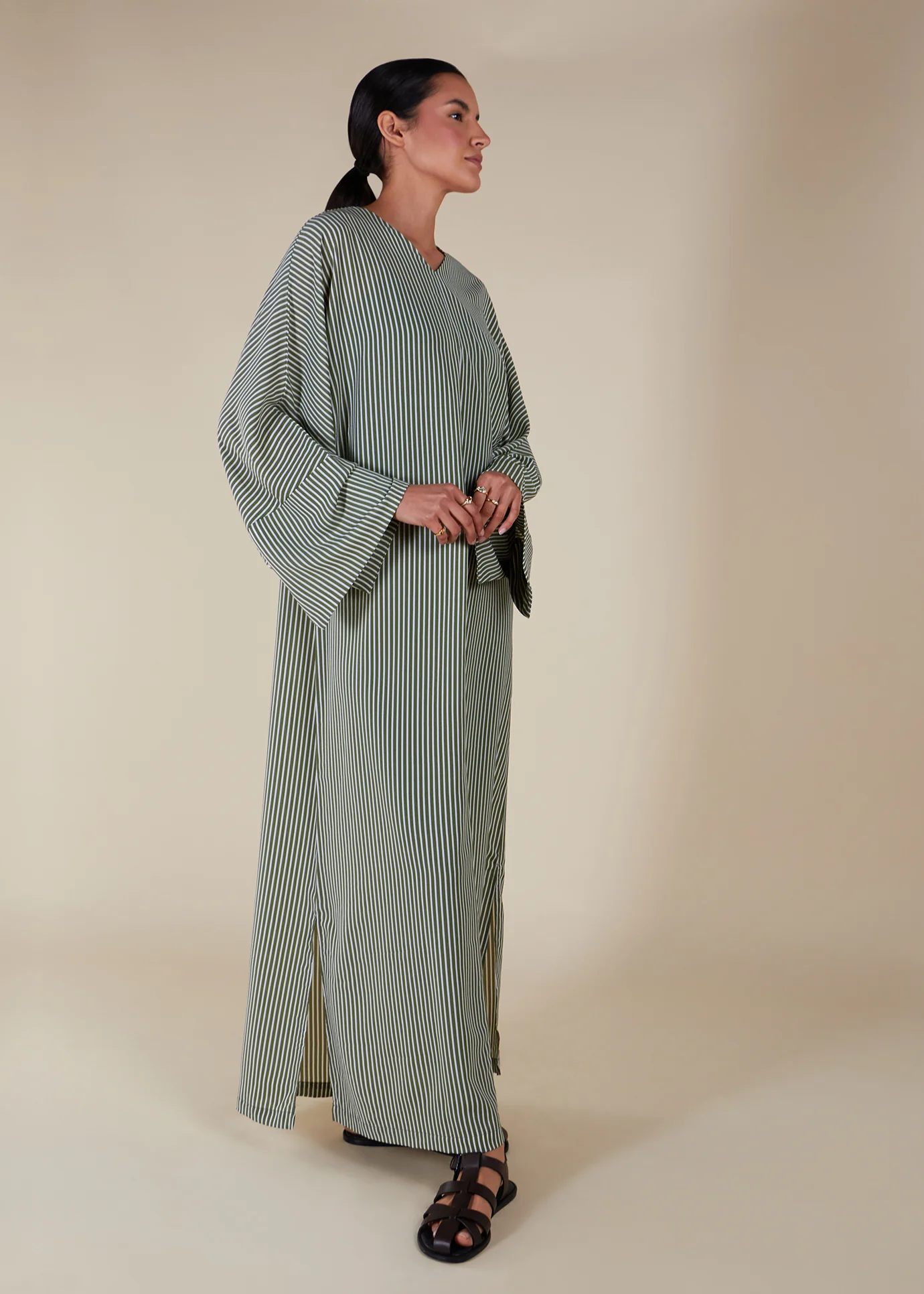 Minty Green Kaftan - Final Sale - Image 2