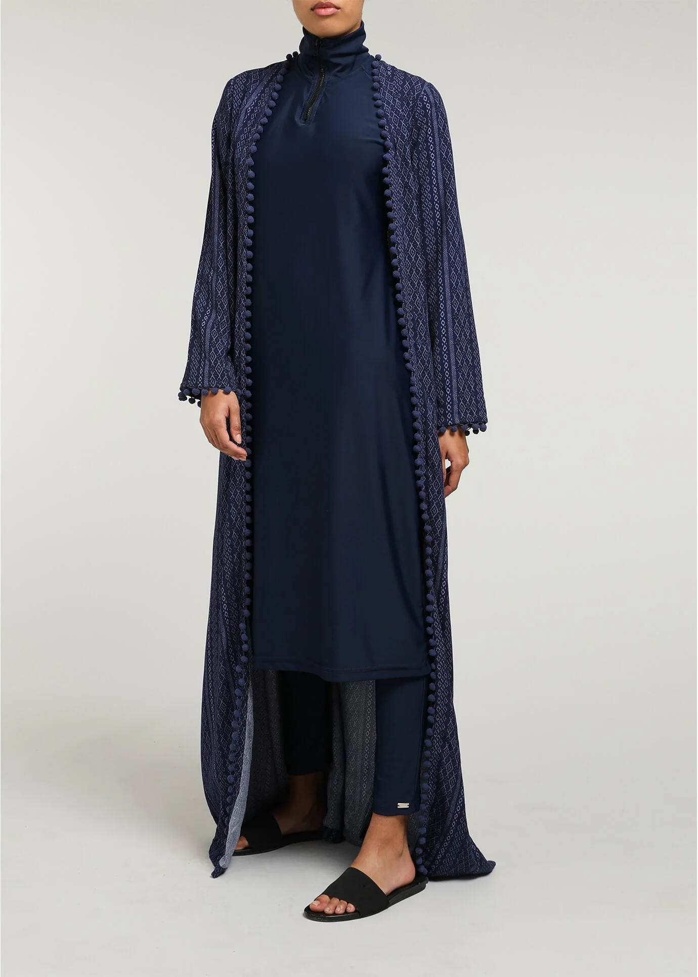 Modest Swimwear Top Long - Navy - Image 6