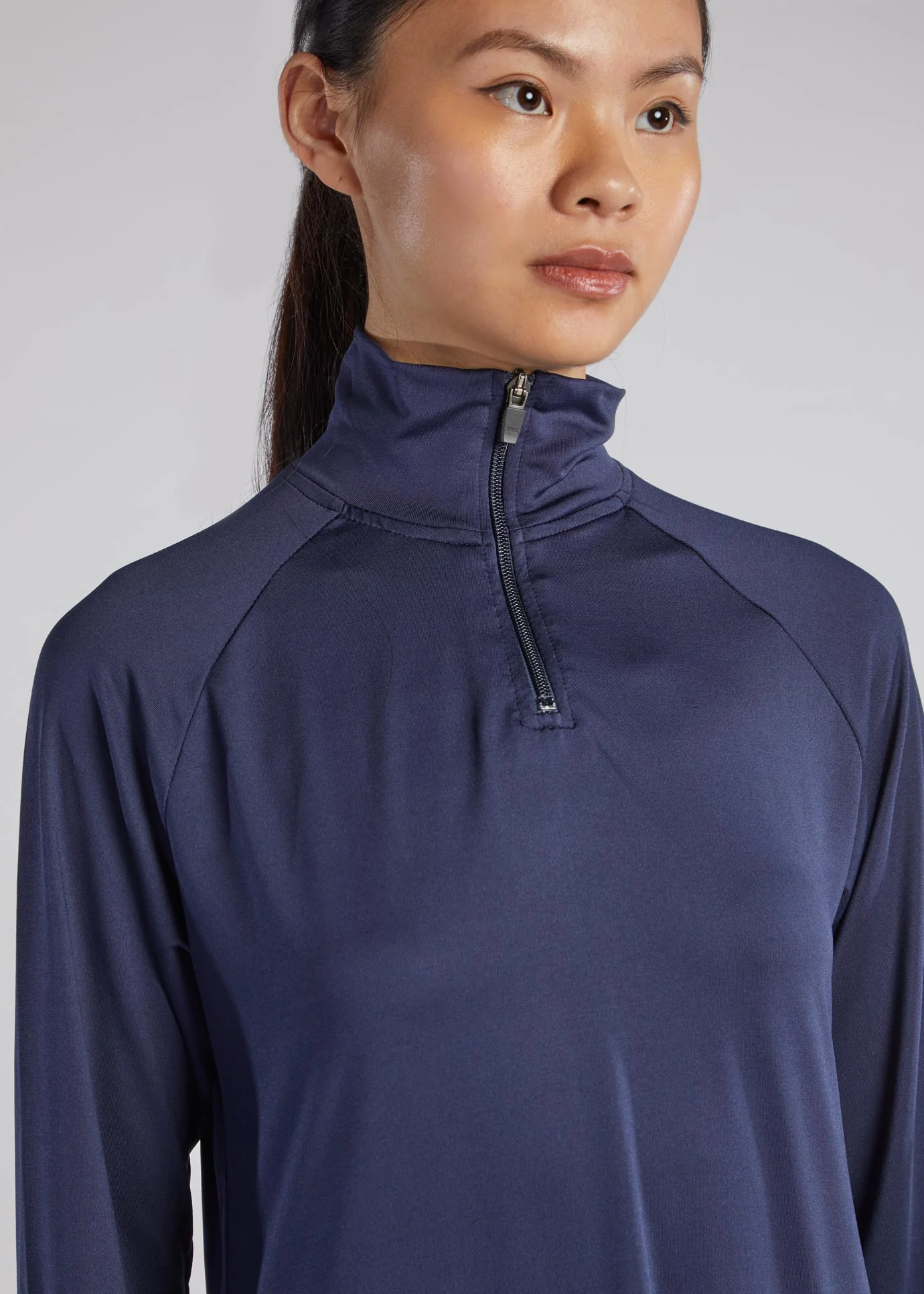 Modest Swimwear Top Short - Navy - Image 4