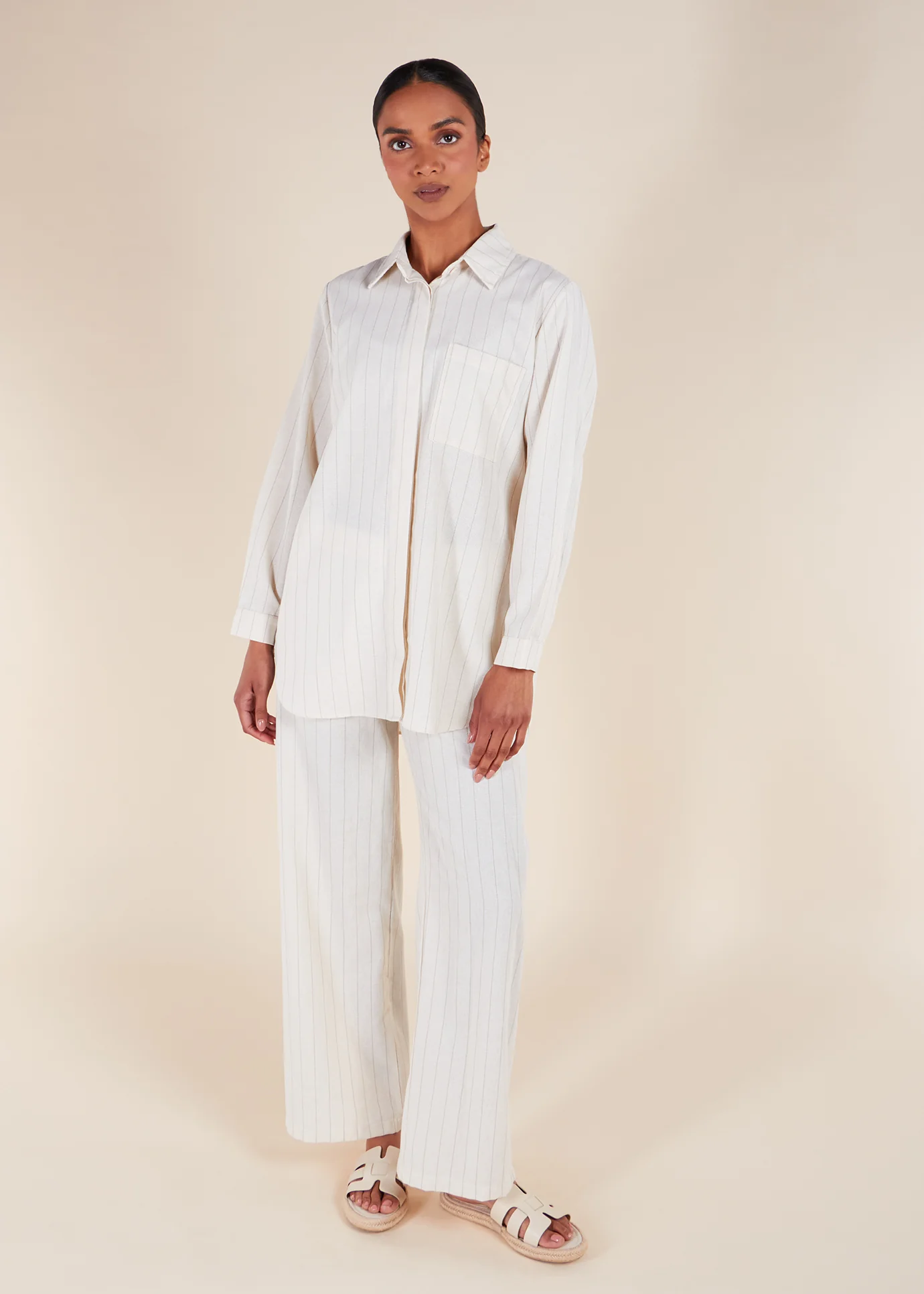 Muji Co-Ord Set Off White - Final Sale - Image 3