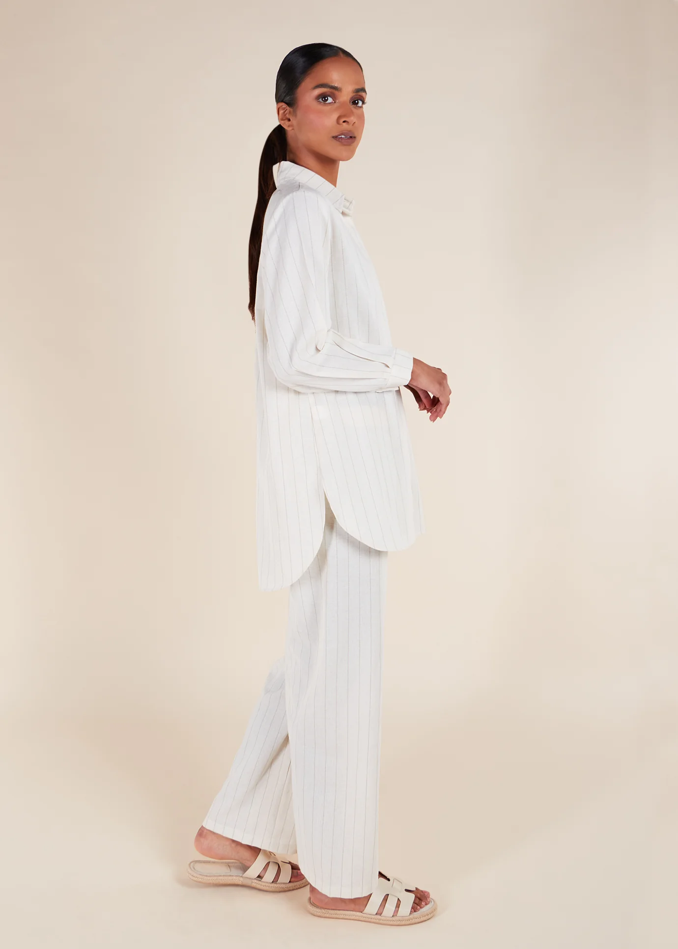 Muji Co-Ord Set Off White - Final Sale - Image 4