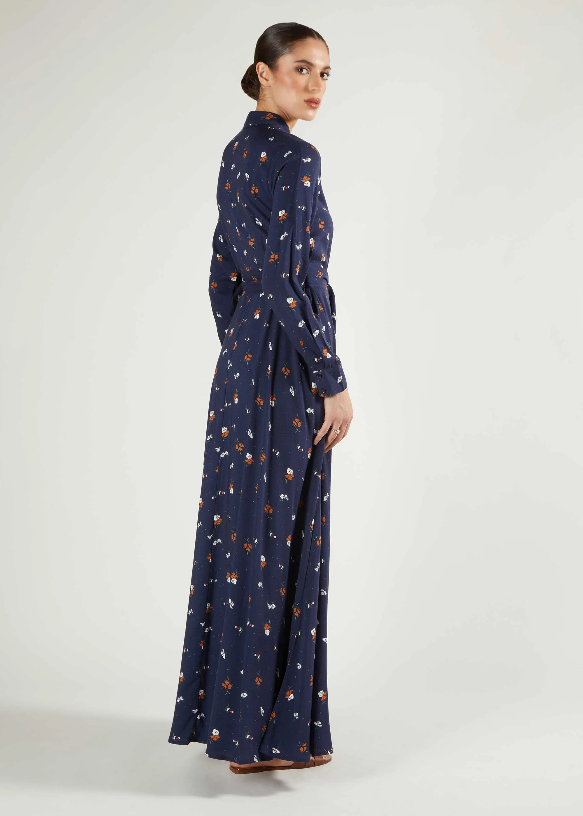 Navy Floral Maxi - Image 2