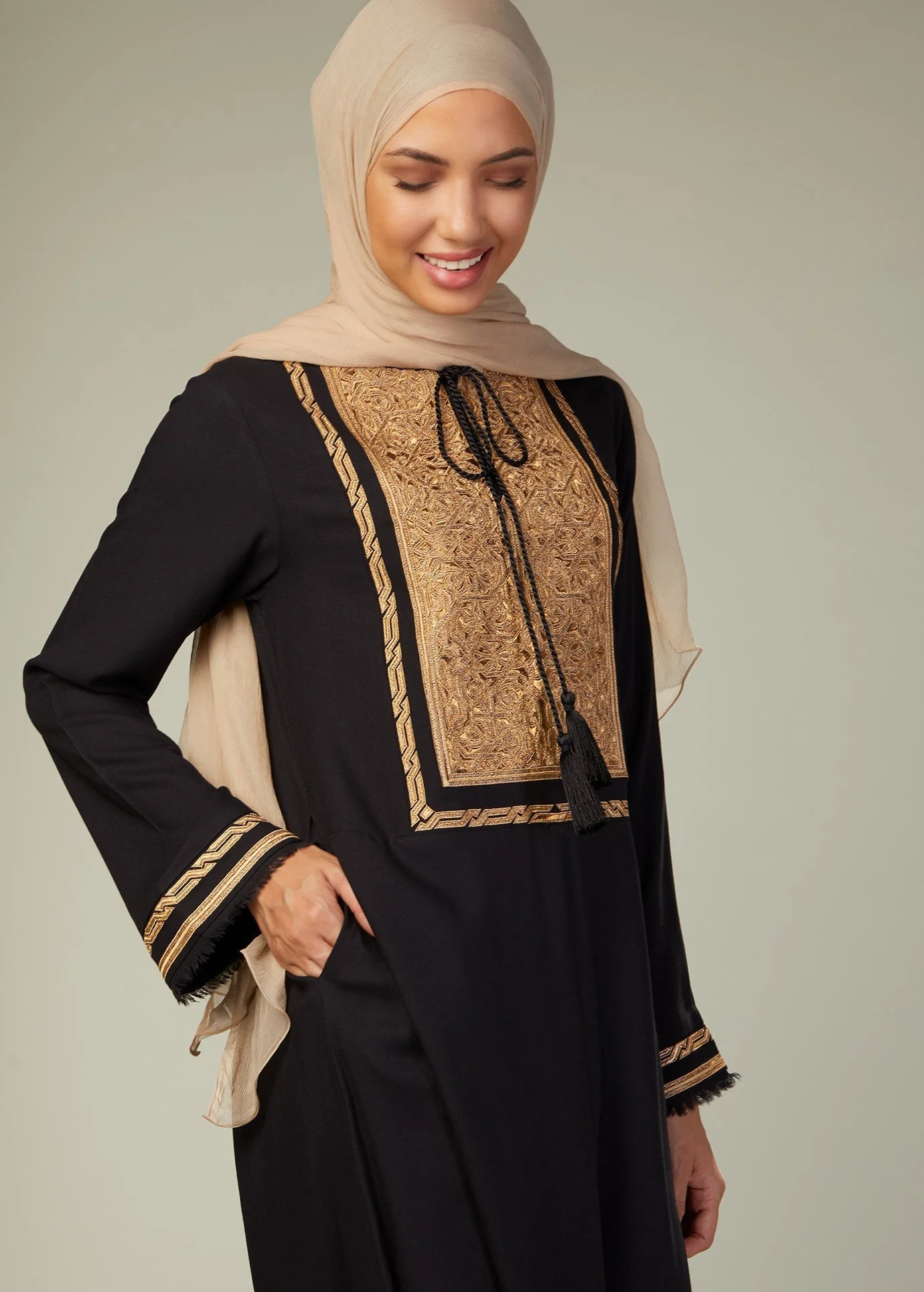 Patina Abaya Black - Image 3