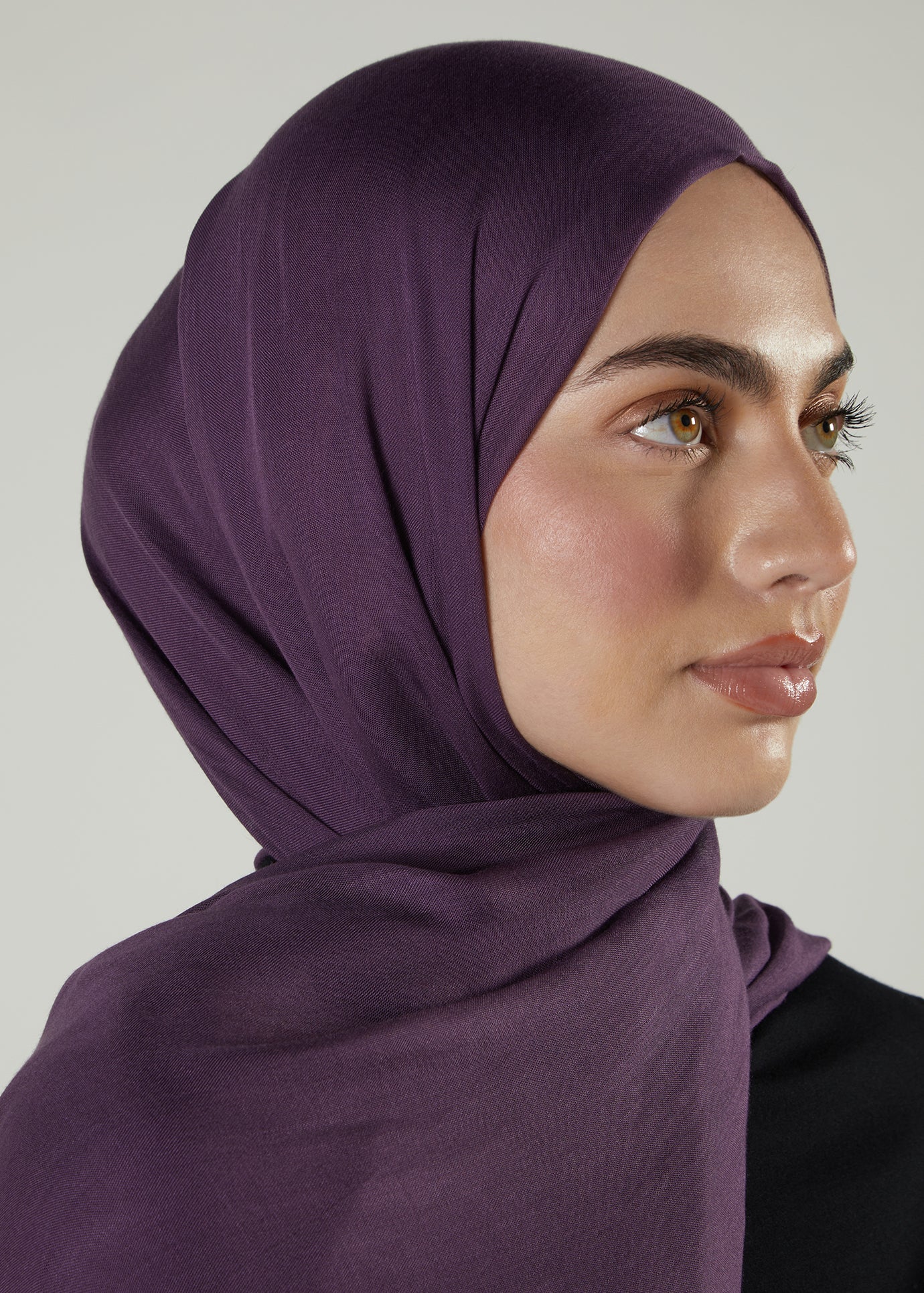 Perfect Plum Premium Modal Hijab - Image 3