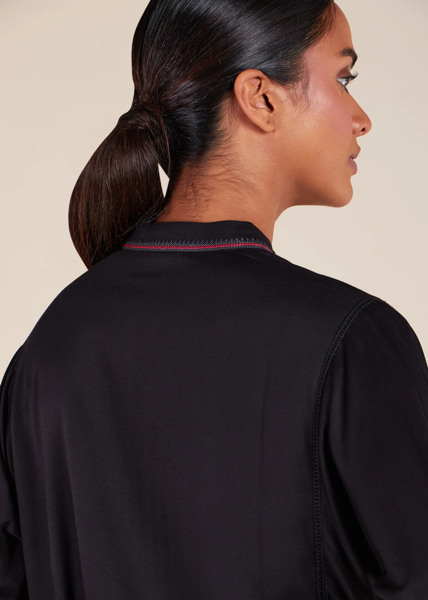Pink Pop Cross Stitch Abaya - Image 6
