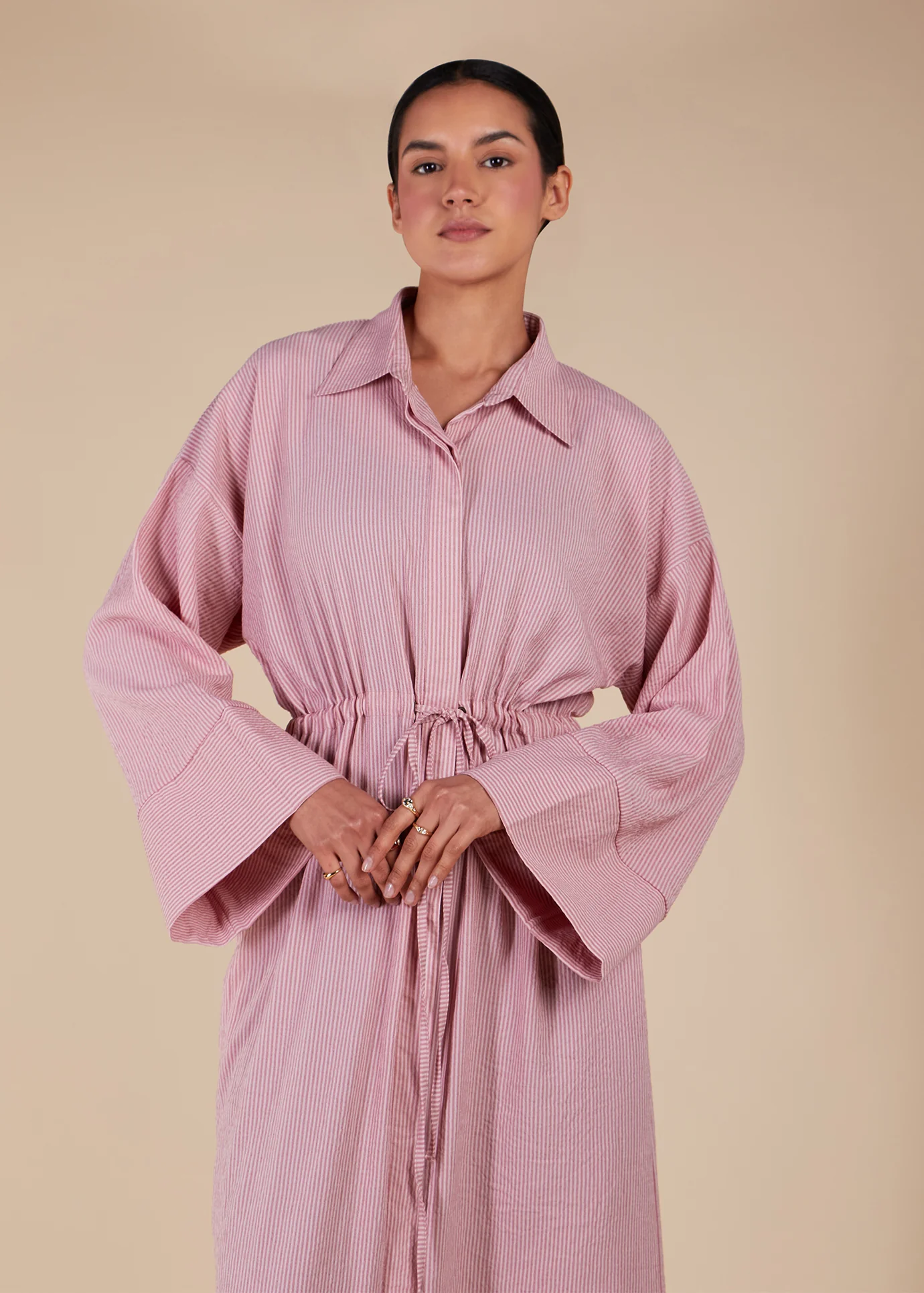 Pink Rock Drawstring Maxi - Image 4