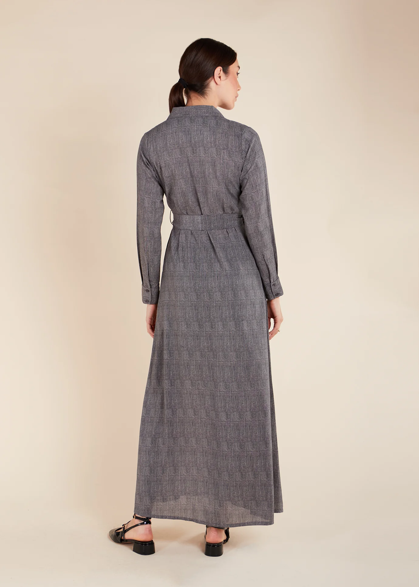 Plaid Maxi Dress - Final Sale - Image 3