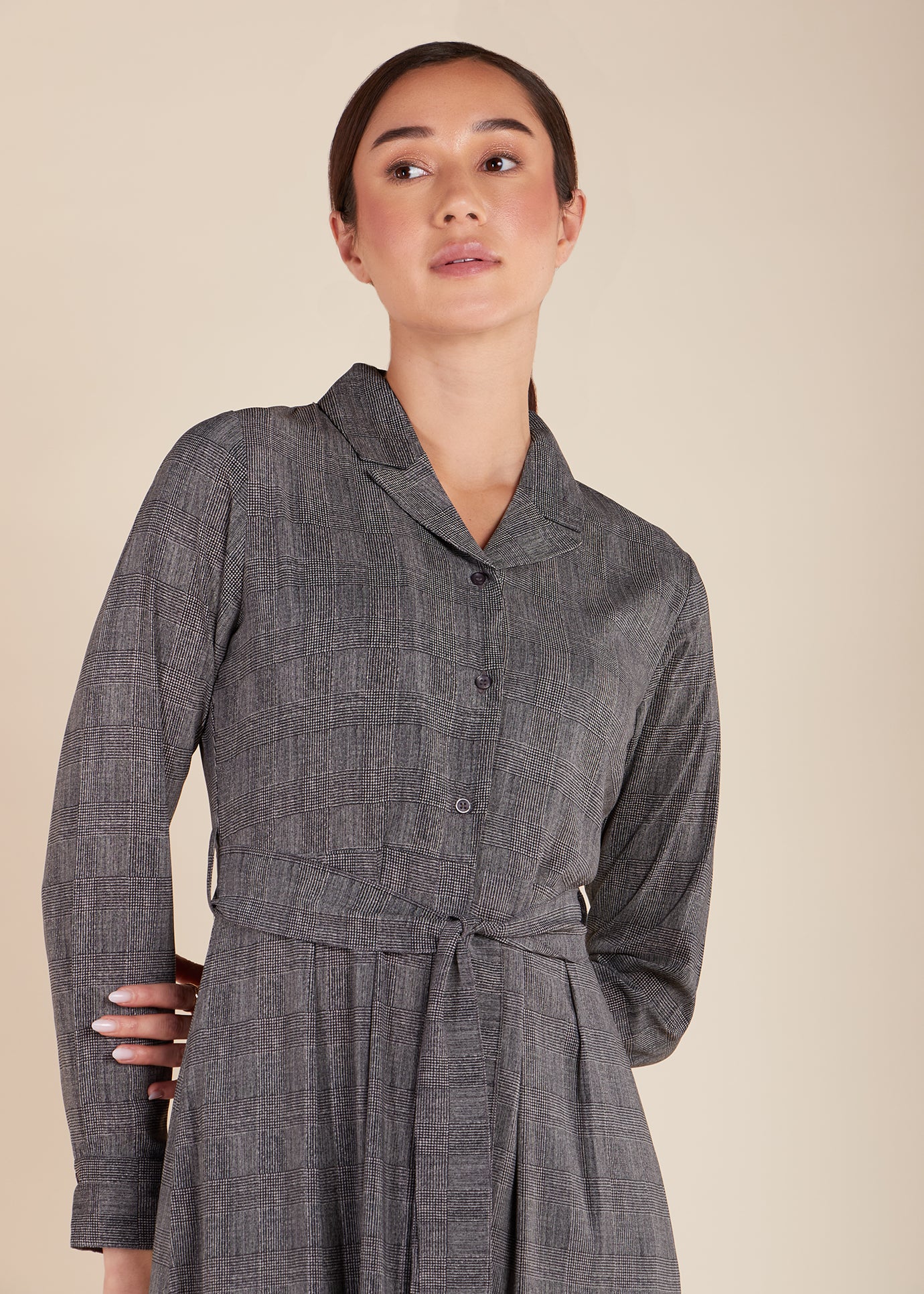 Plaid Maxi Dress - Final Sale - Image 4
