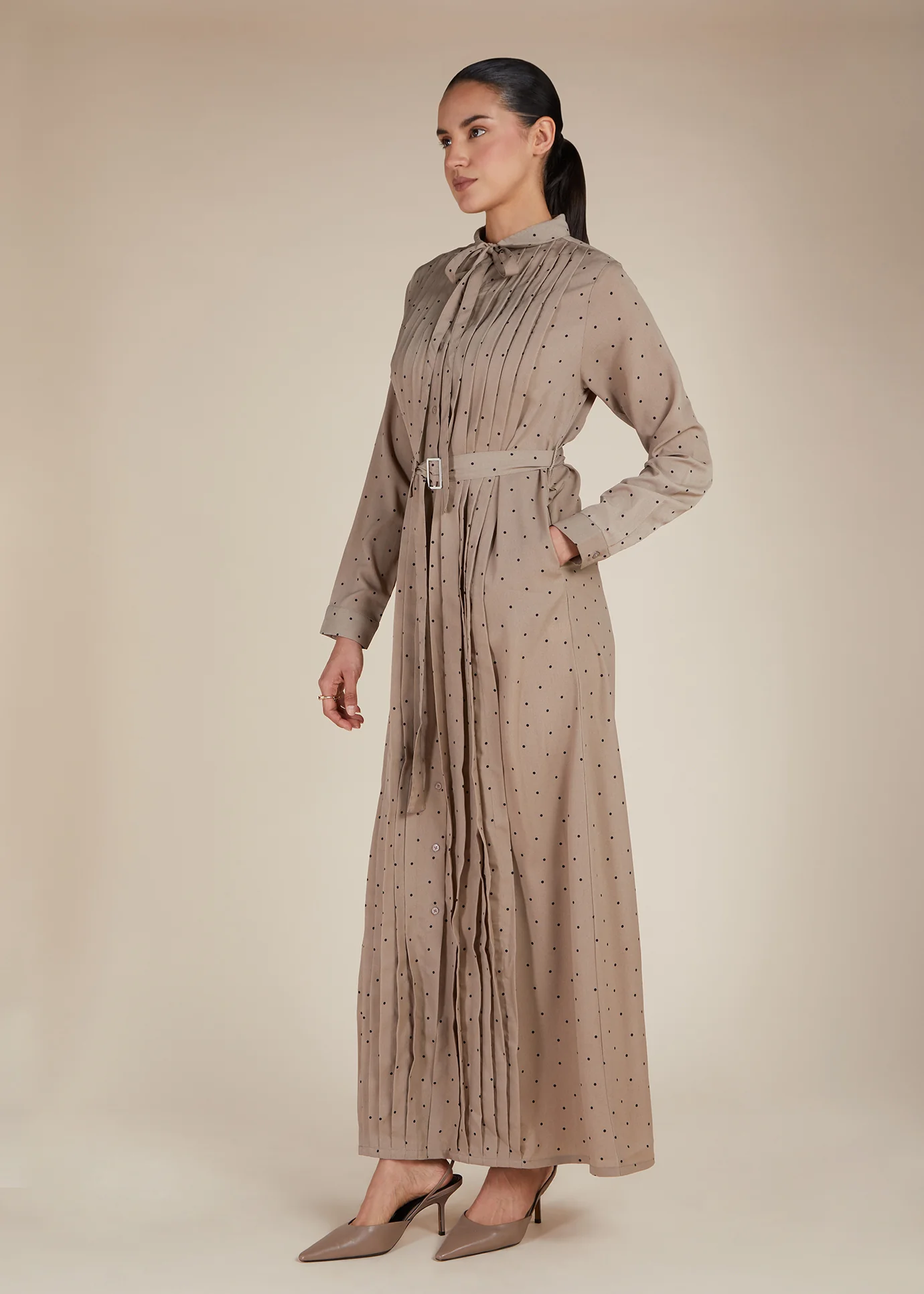 Polka & Pleats Maxi - Image 2