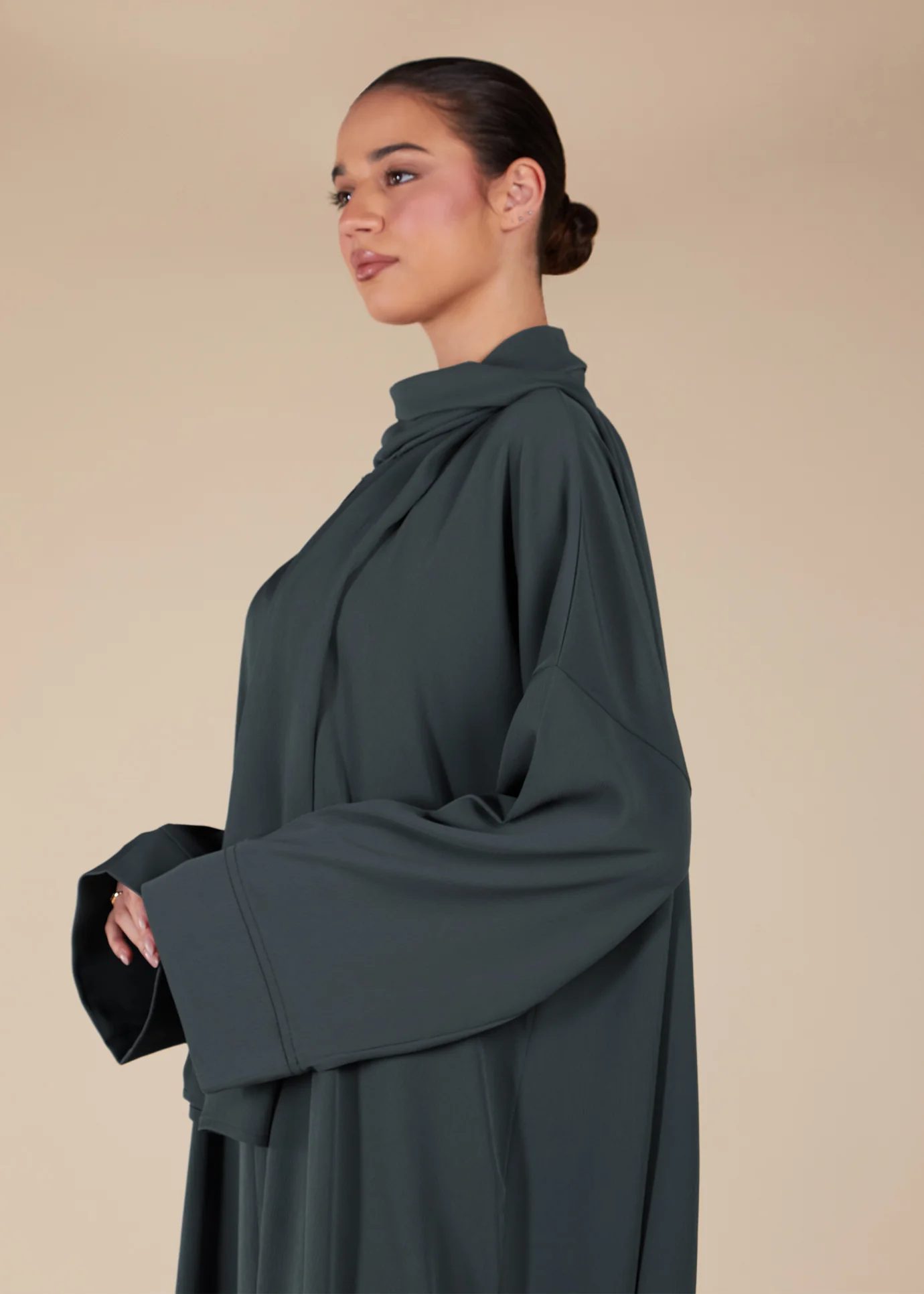 Prayer Abaya Grey - Image 7