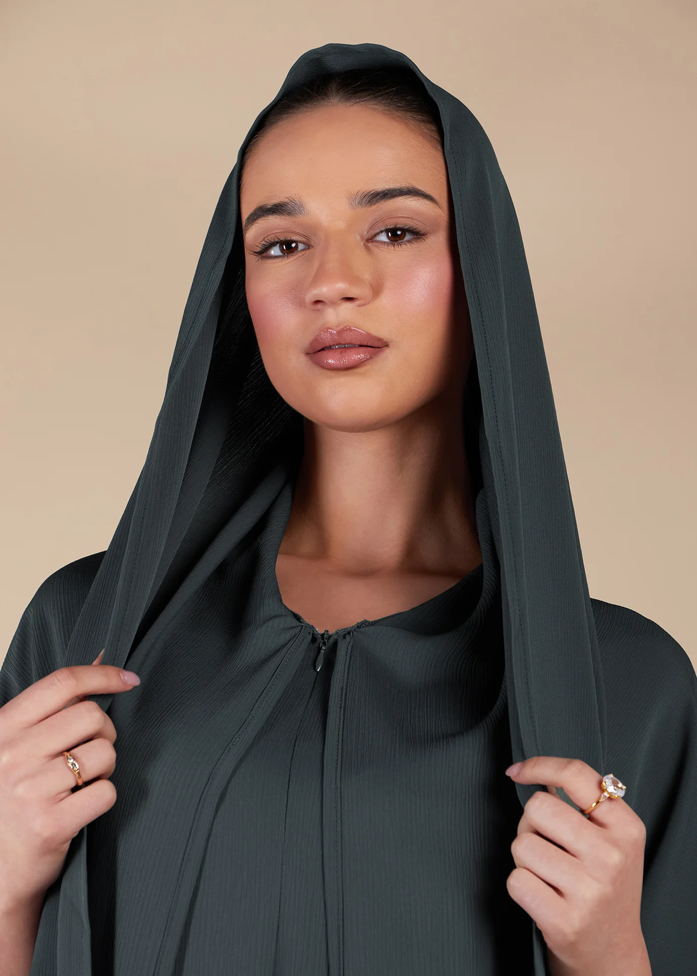 Prayer Abaya Grey - Image 8