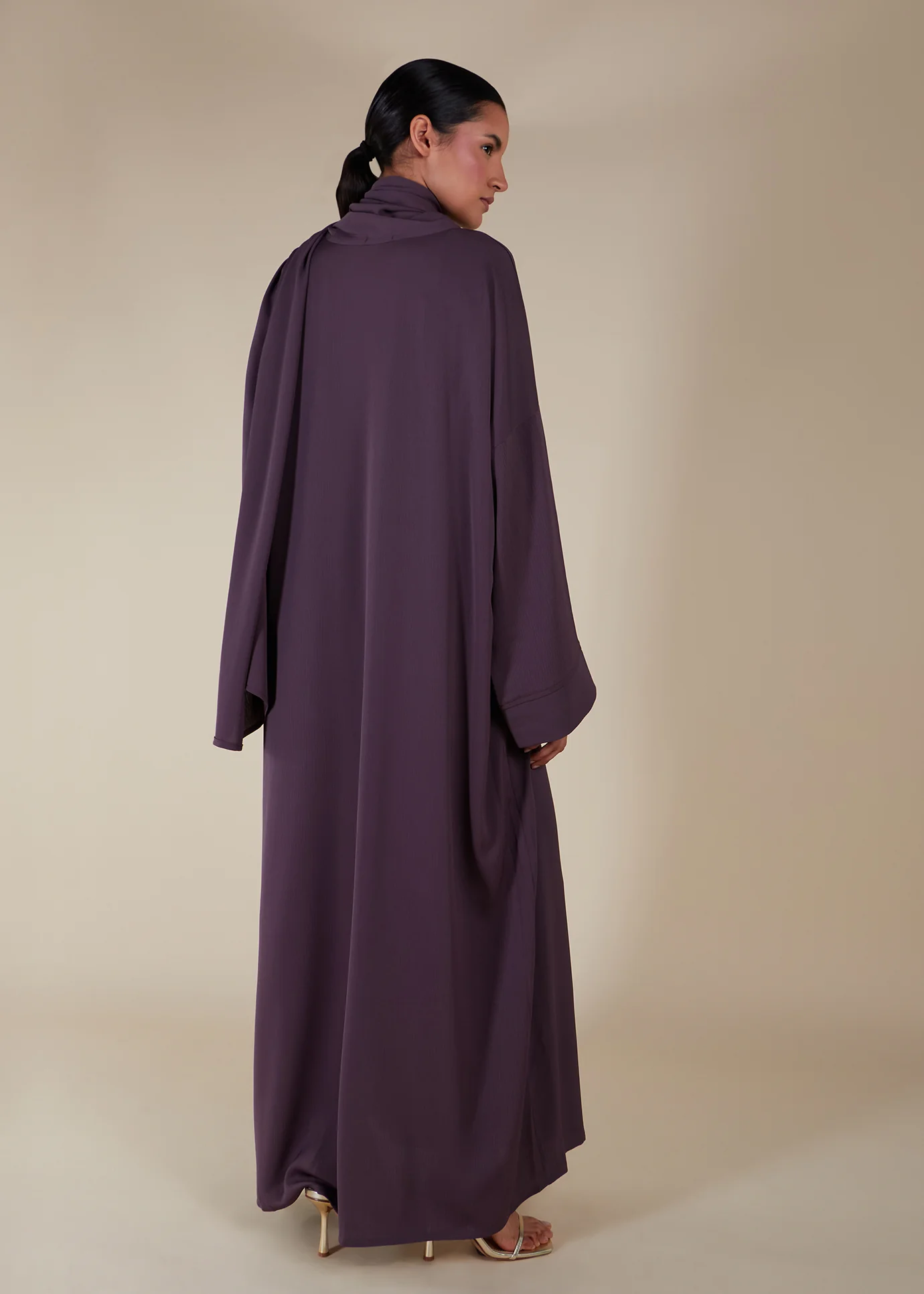 Prayer Abaya Mauve - Image 4