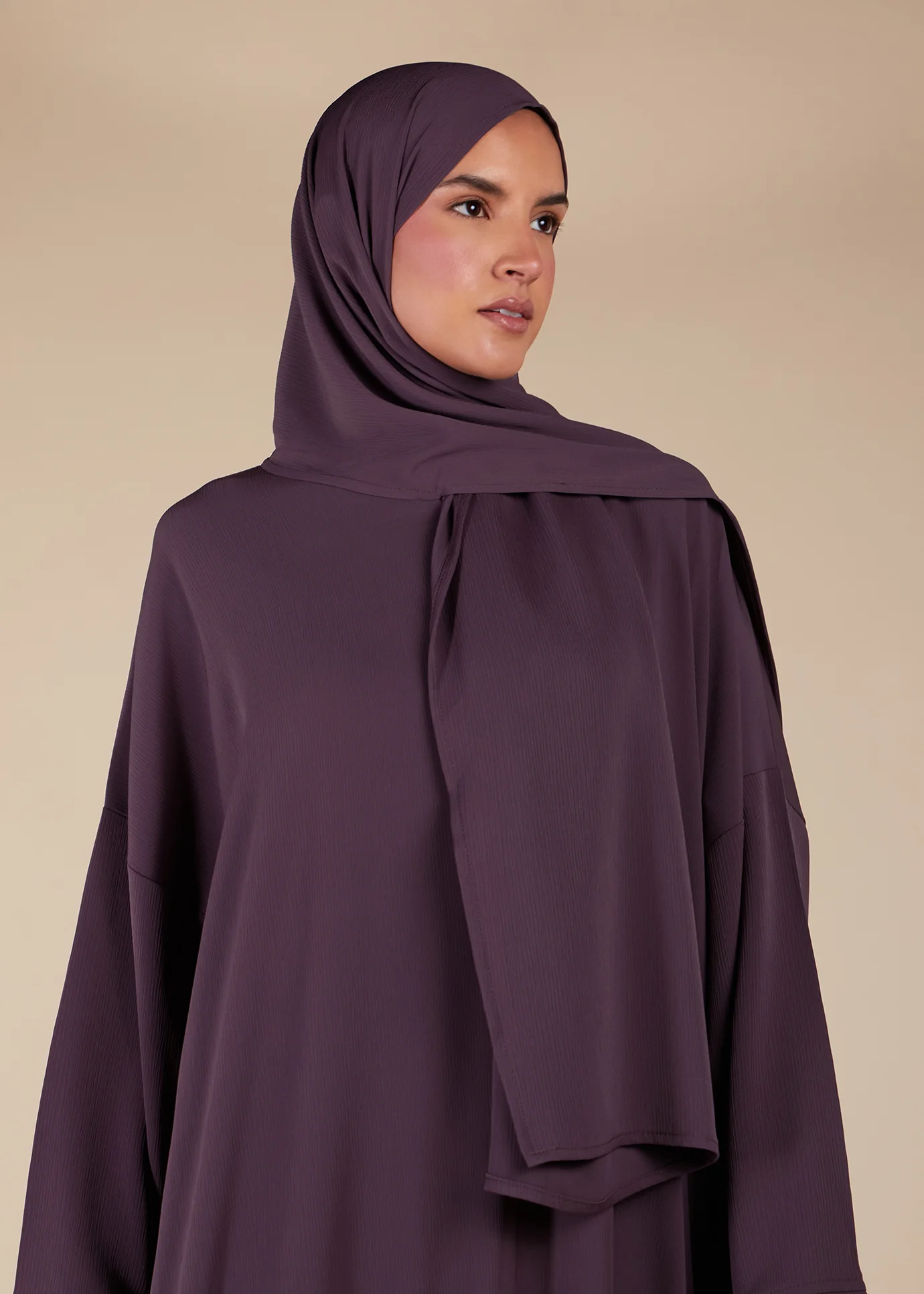 Prayer Abaya Mauve - Image 5