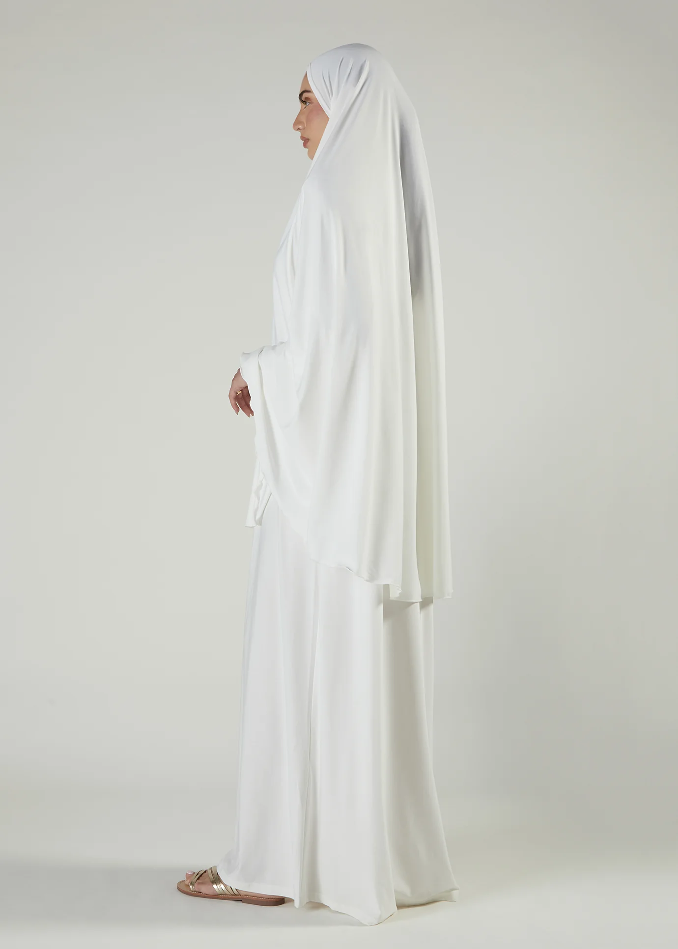 Prayer Abaya Set Ivory - Image 3