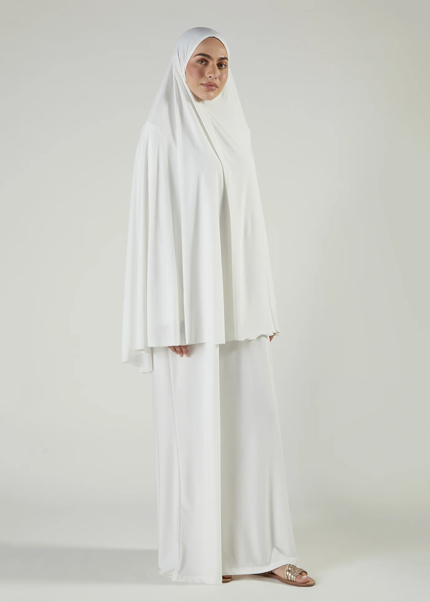 Prayer Abaya Set Ivory - Image 4