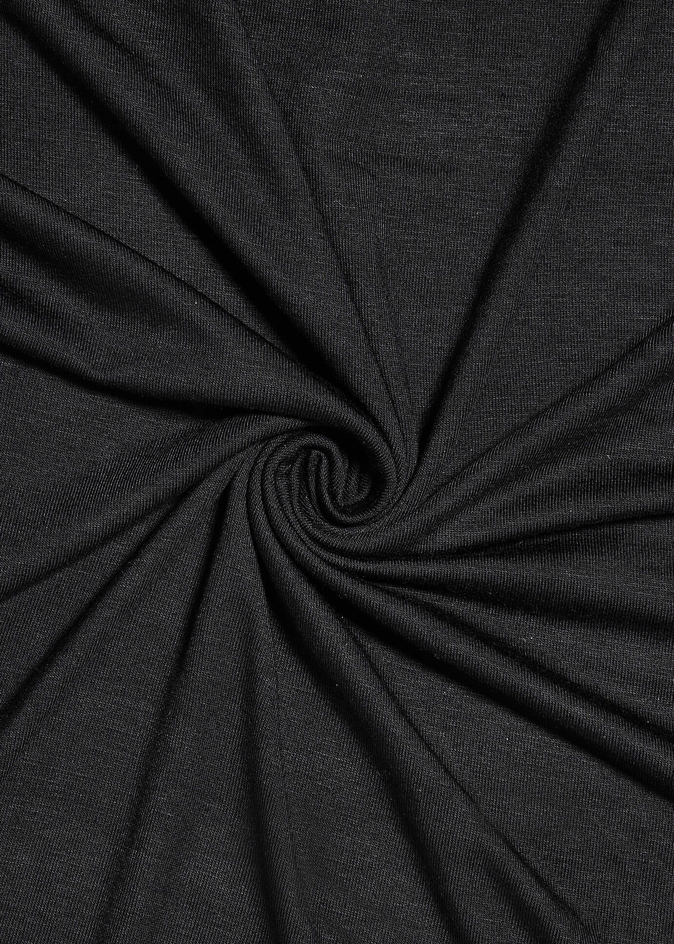Premium Jersey Hijab Black - Image 3