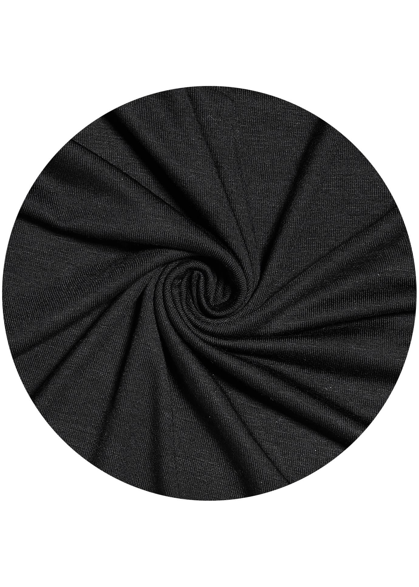 Premium Jersey Hijab Black - Image 6