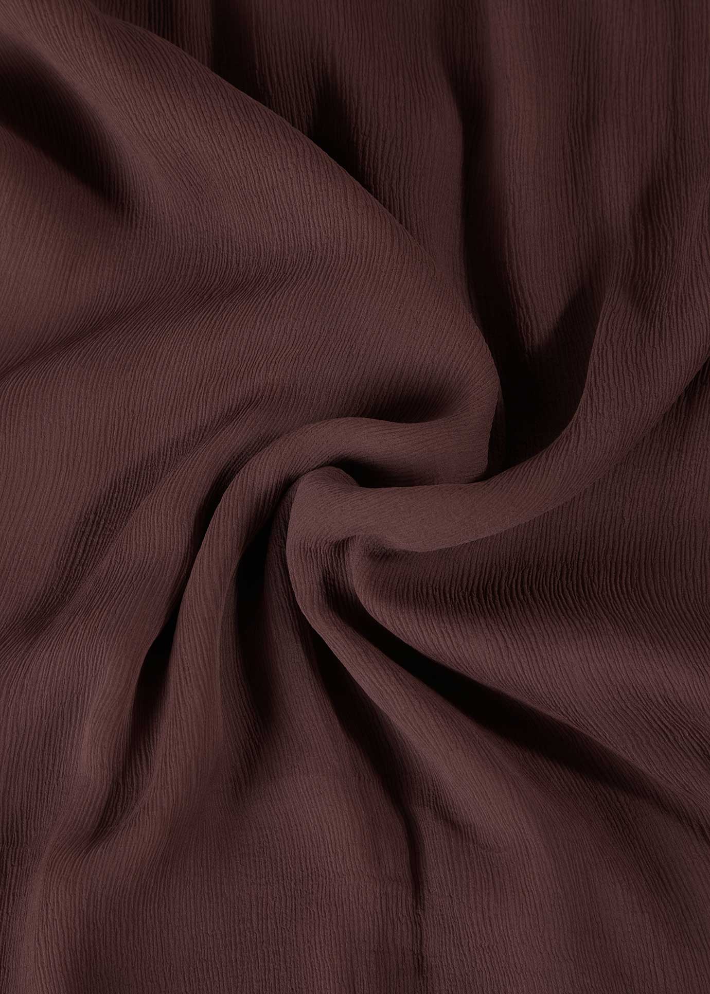 Rosewood Chiffon Silk Hijab - Image 2