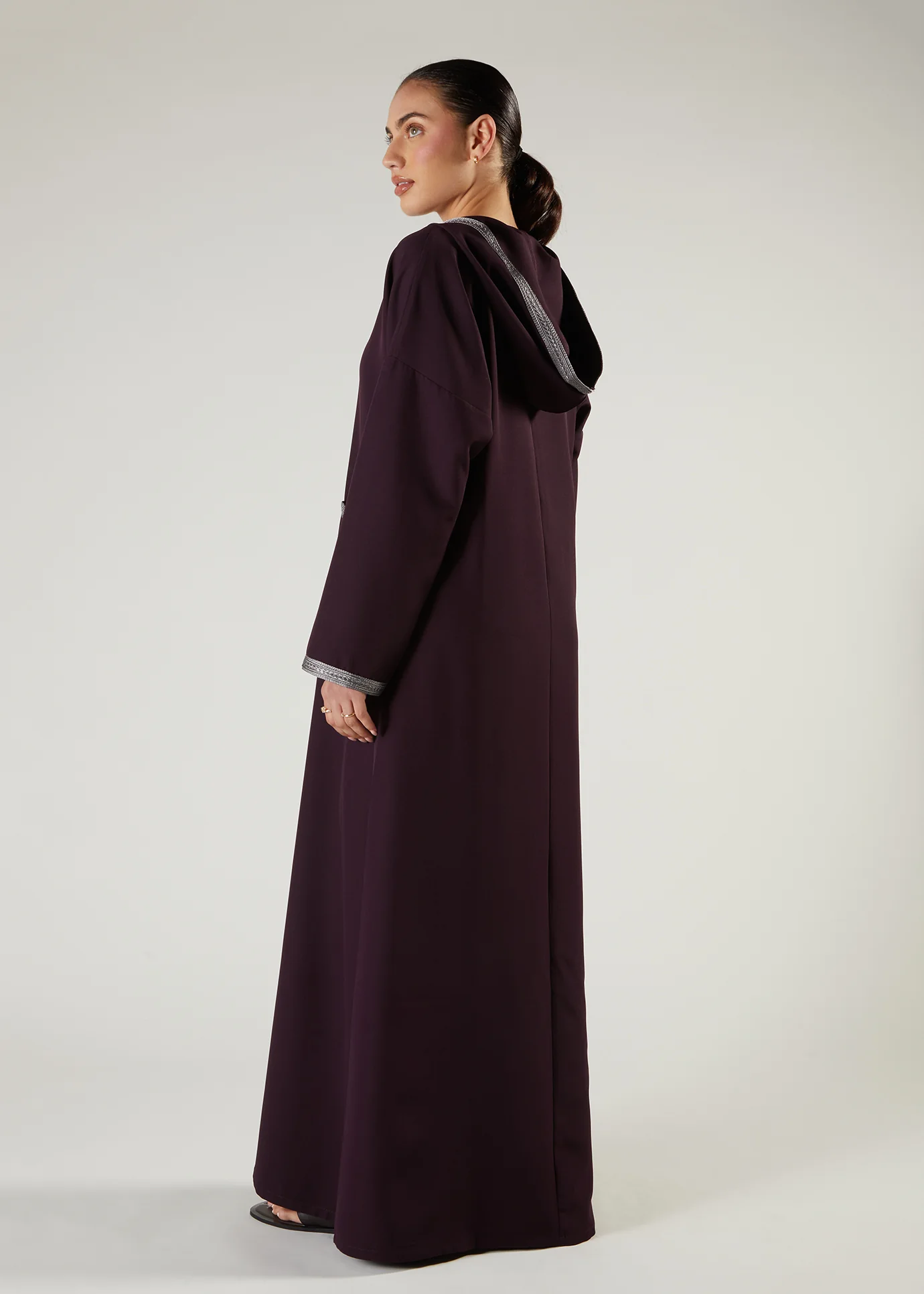 Royal Plum Jalabiya - Image 4