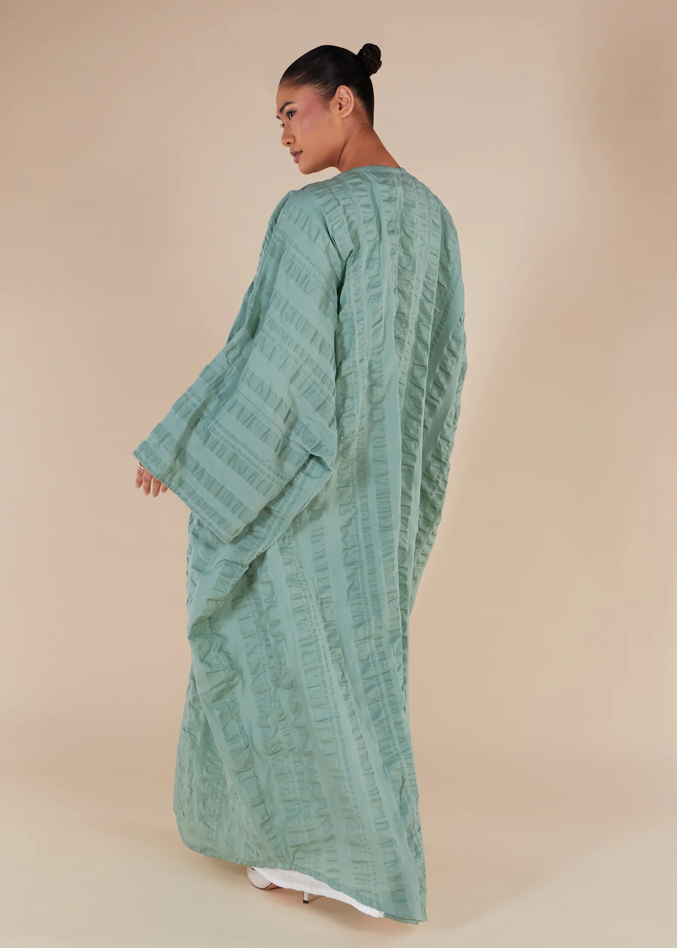Ruffled Kimono Pistachio - Image 3