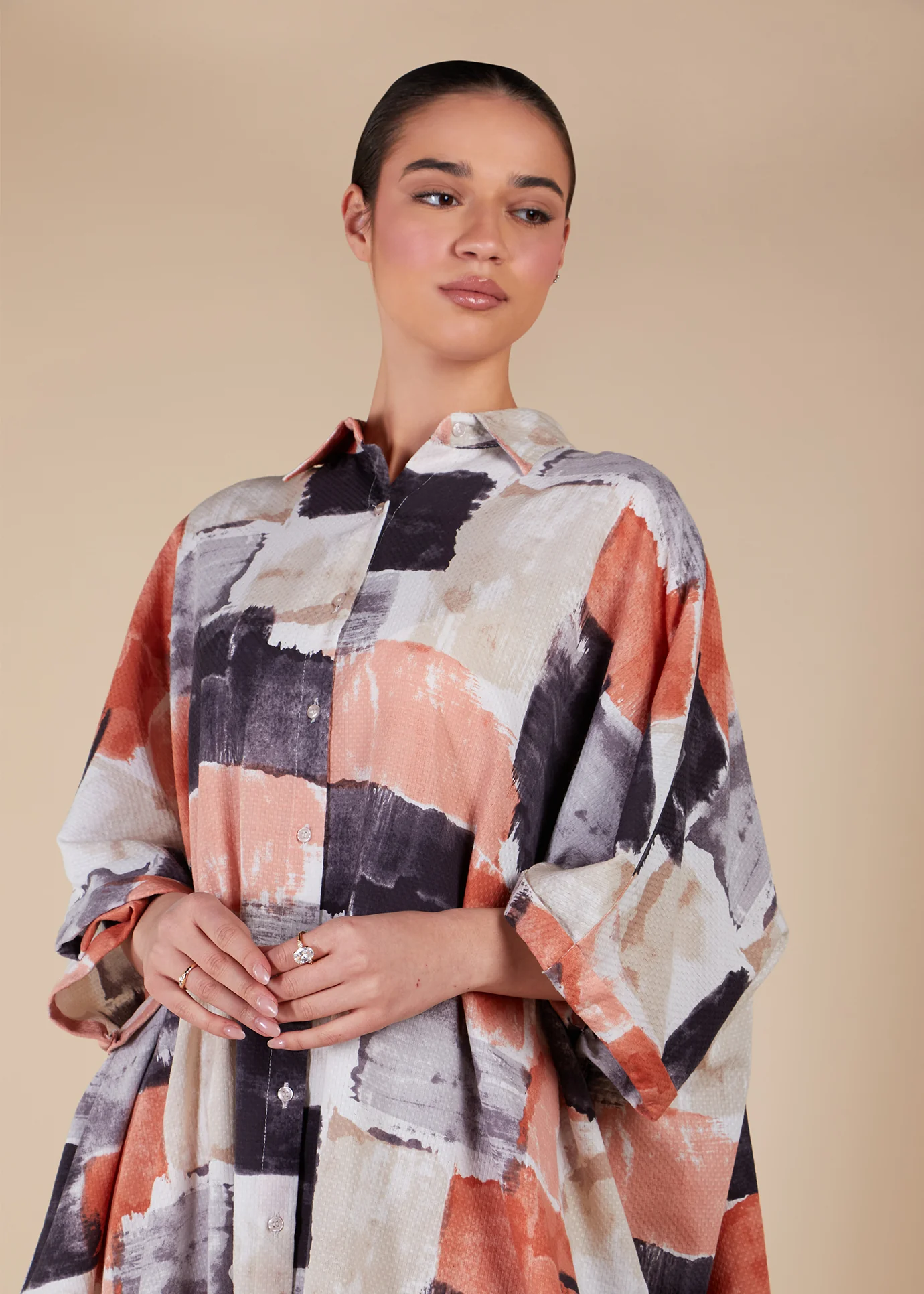 Saltillo Shirted Kaftan - Final Sale - Image 3