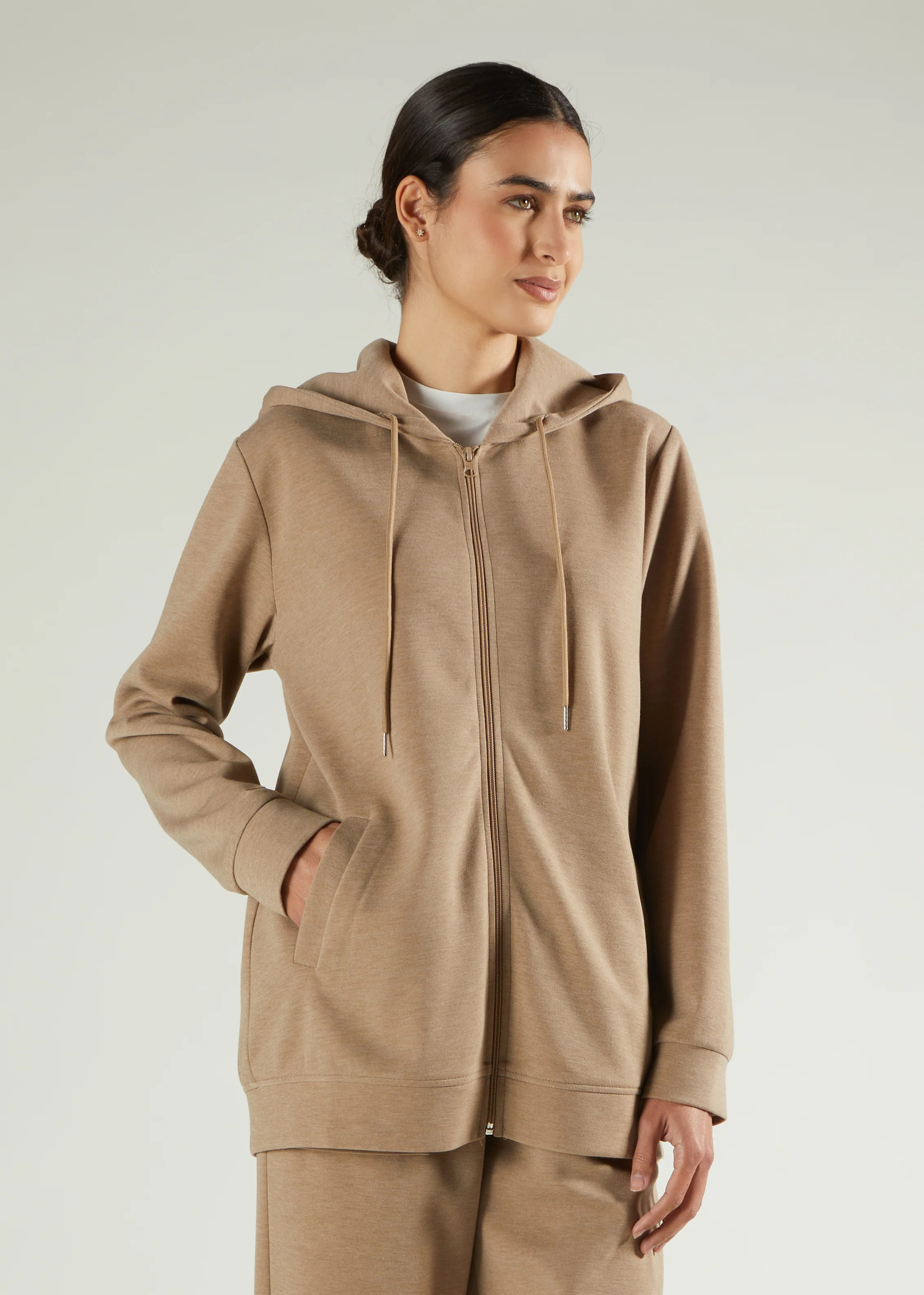 Scuba Hoody Set Nude - Image 5