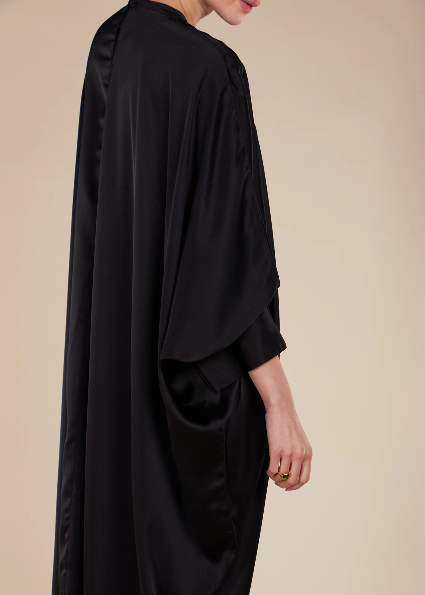 Self Print Kaftan Black - Image 4