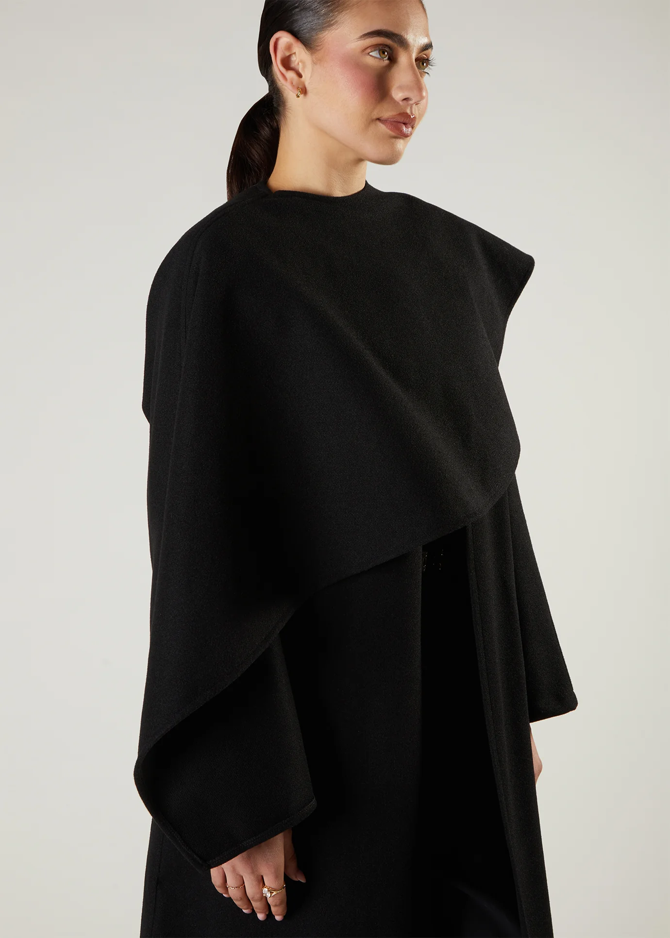 Shawl Wrap Cover Up Black - Image 4