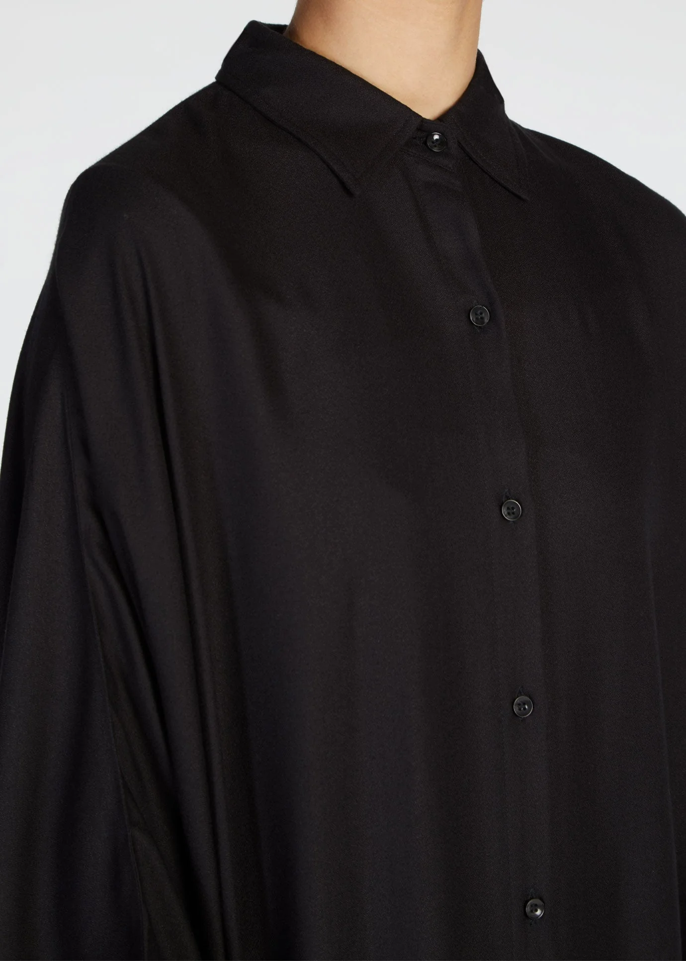 Shirted Kaftan Black - Image 5