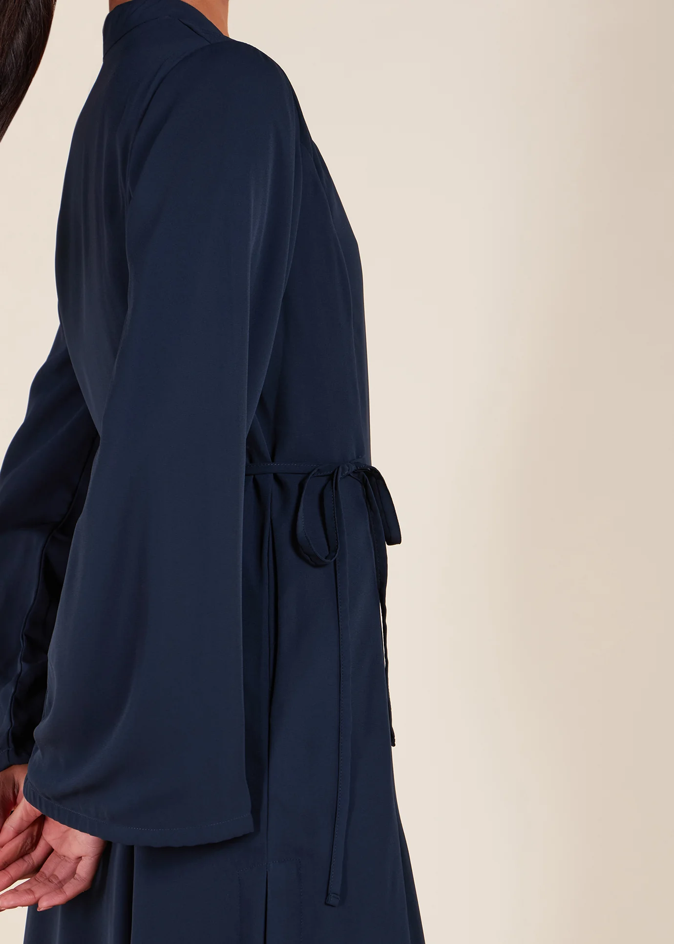 Side Tie Maxi Navy - Image 8