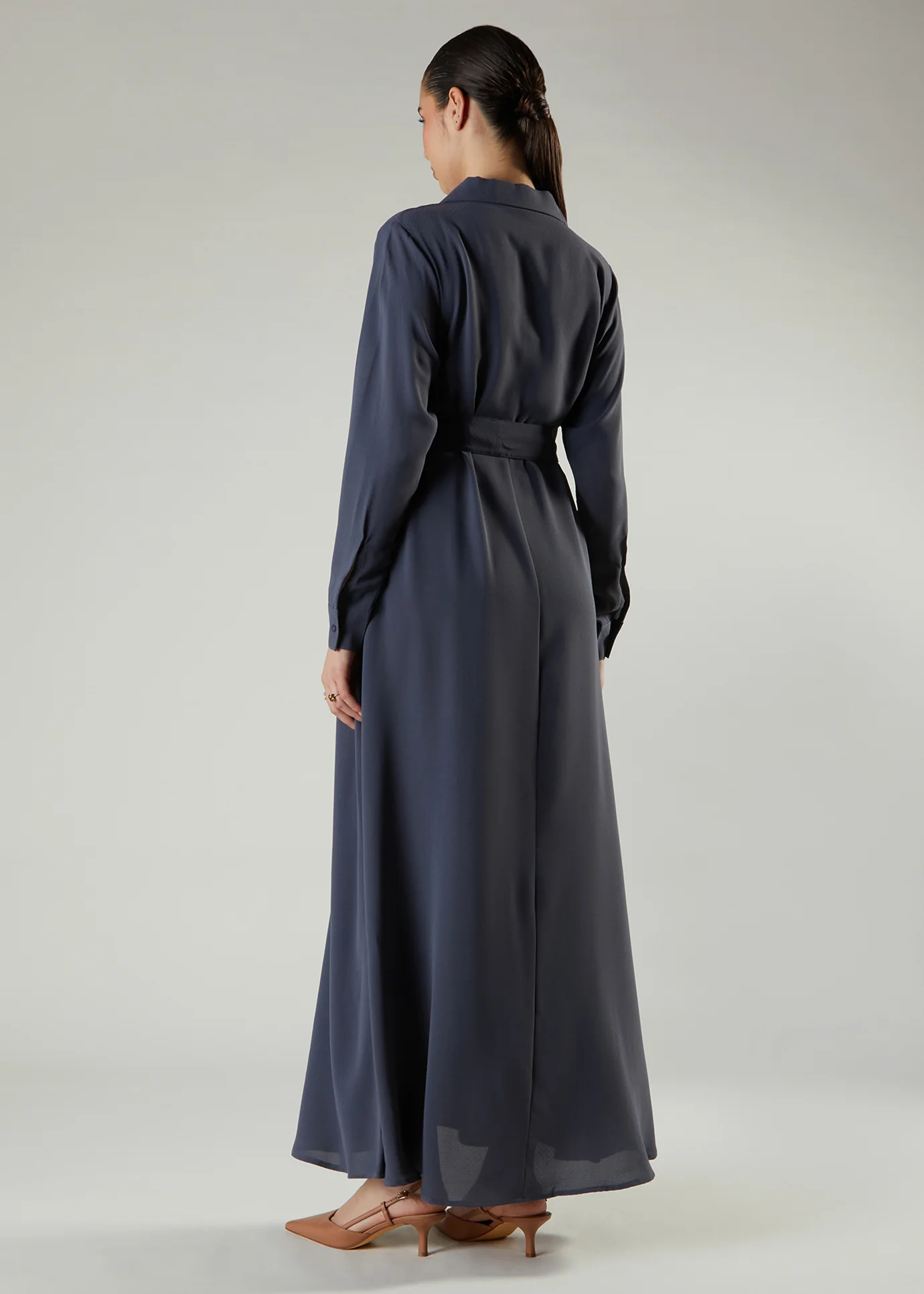 Side Wrap Maxi Blue - Image 4