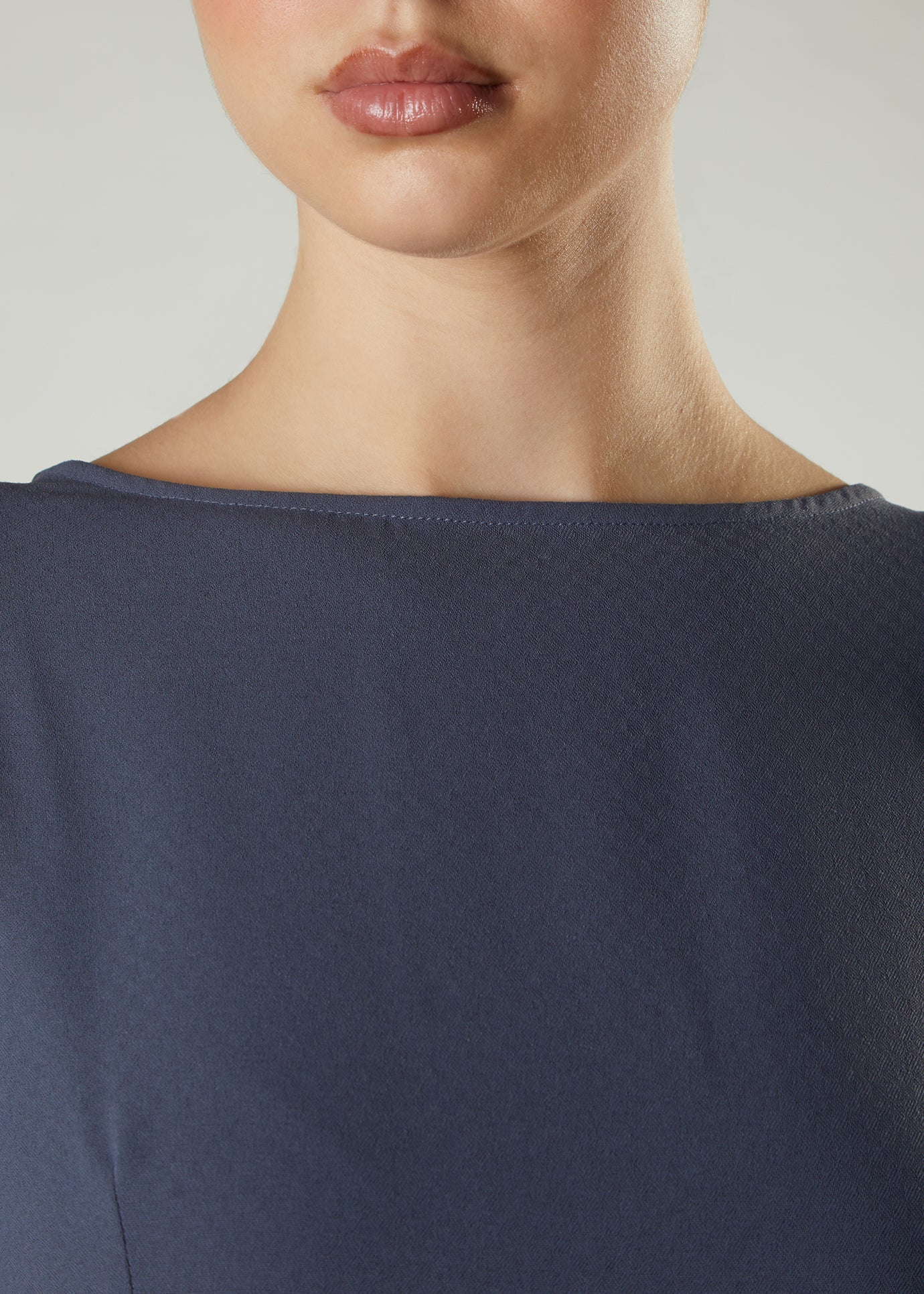 Skirt Pleat Abaya Blue - Image 4