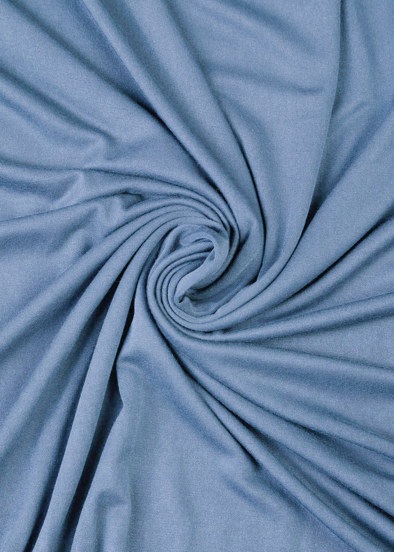 Sky Blue Premium Jersey Hijab - Image 2